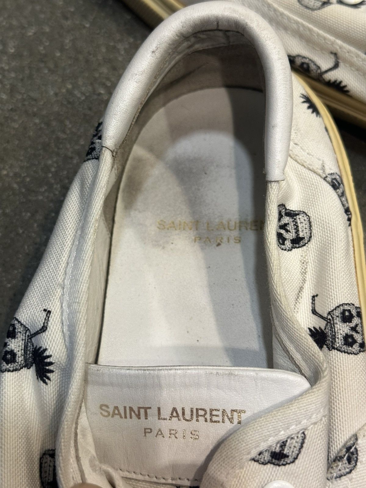 Saint Laurent Paris Pina Skullada Skate Sneakers 46 Size US 13 / EU 46 - 6 Thumbnail