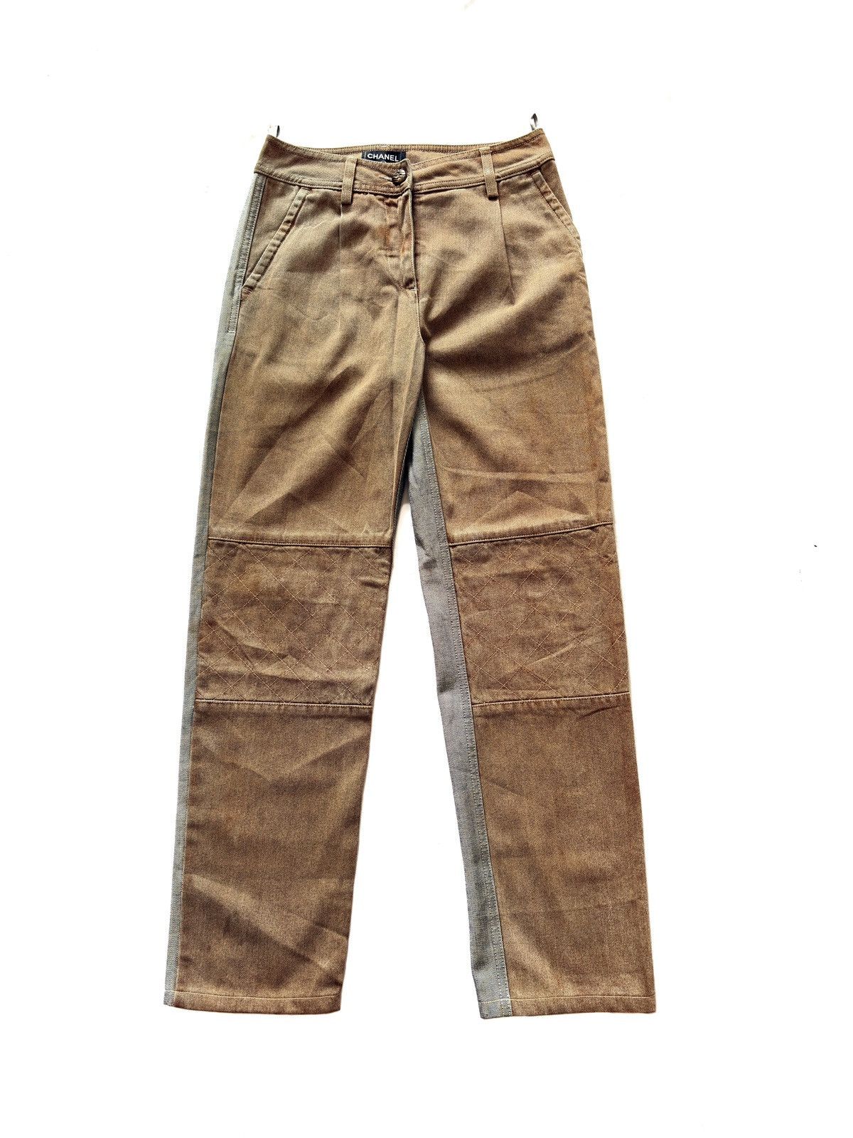 Chanel Chanel Matrasse Bikers Style Trouser Pants Size 28" / US 6 / IT 42 - 1 Thumbnail