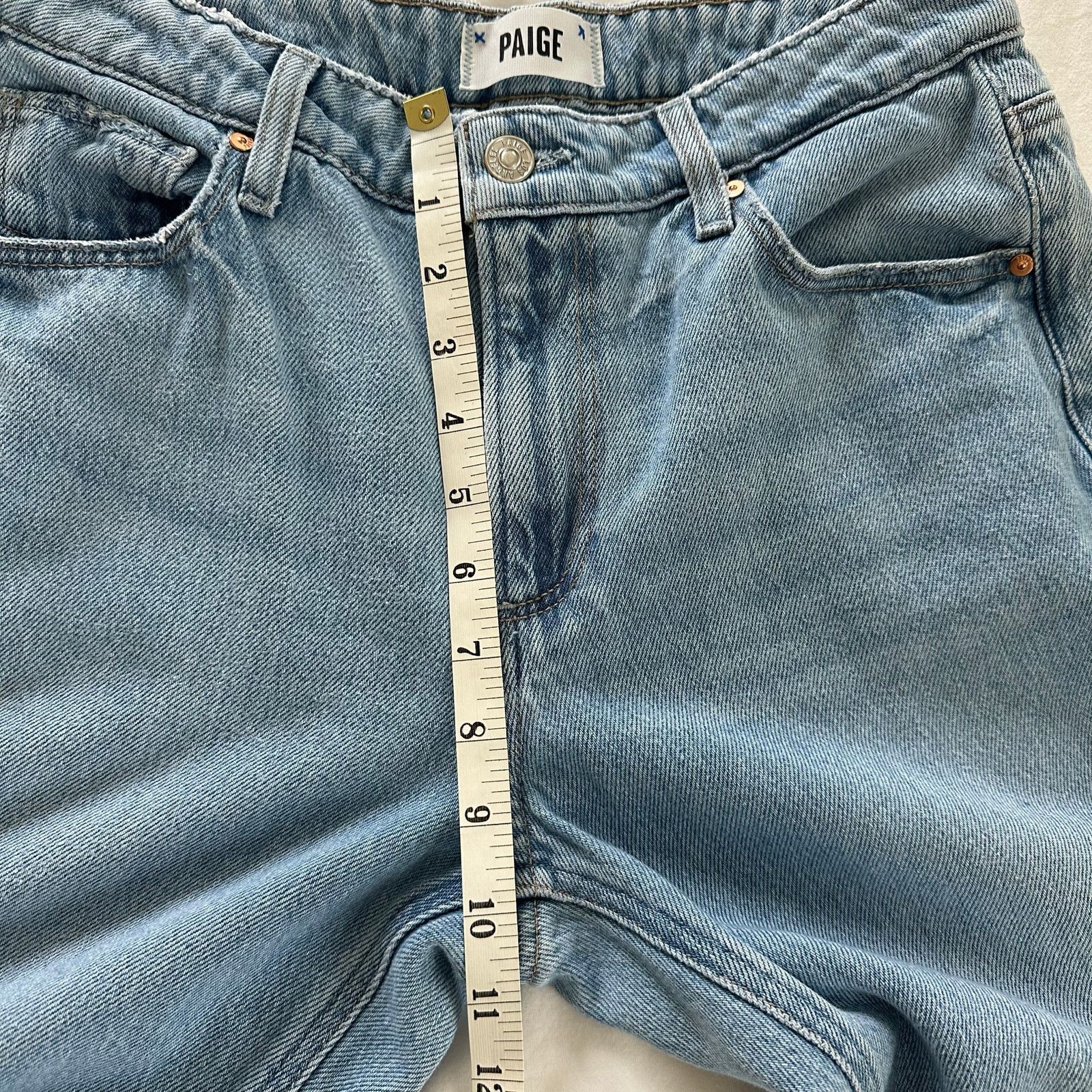 Paige Paige Denim Noella Straight Relaxed Medium Light Wash 27x29 Size 27" / US 4 / IT 40 - 10 Thumbnail