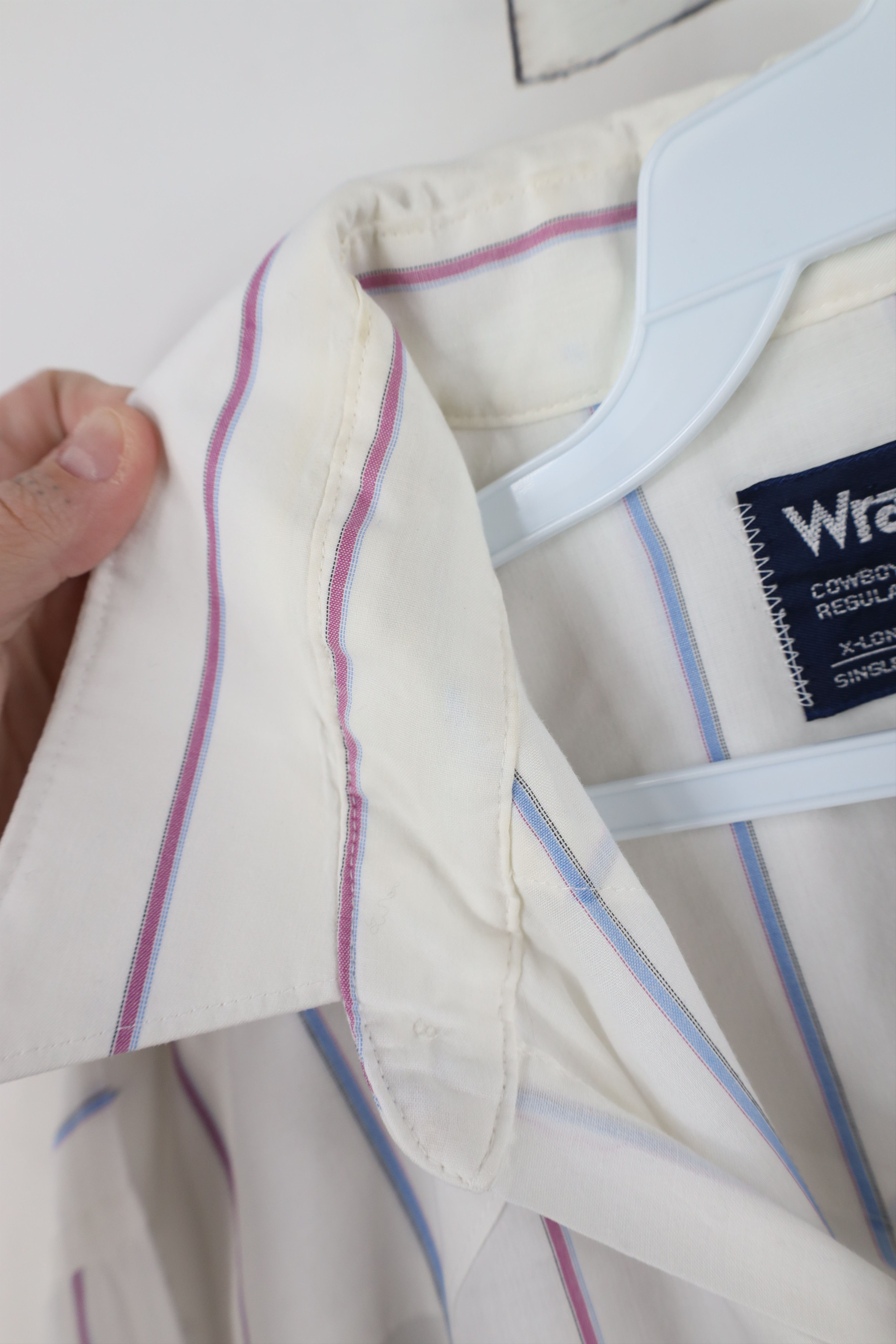 Vintage × Wrangler Vintage 90s Wrangler Cowboy Western Snap Button Shirt USA Size US L / EU 52-54 / 3 - 10 Thumbnail