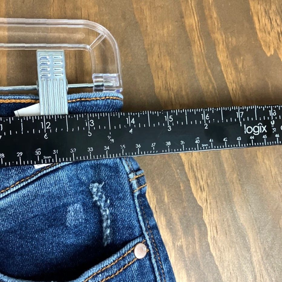 Vintage Judy Blue Jeans Women's Jeans Denim Dad Jean Button Fly Stretch 5/27 Regular Straight 5-Pocket Denim Blue Women Size 27" / US 4 / IT 40 - 6 Thumbnail