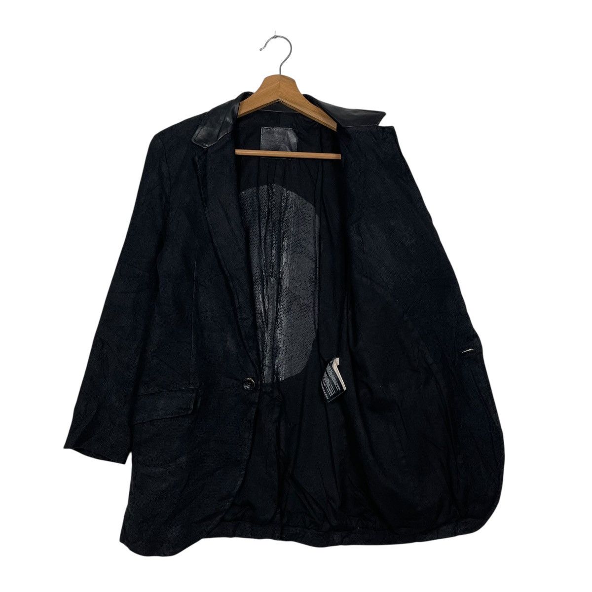 Isamu Katayama Backlash Isamu Katayama Backlash Linen Leather Jacket Size US S / EU 44-46 / 1 - 9 Thumbnail