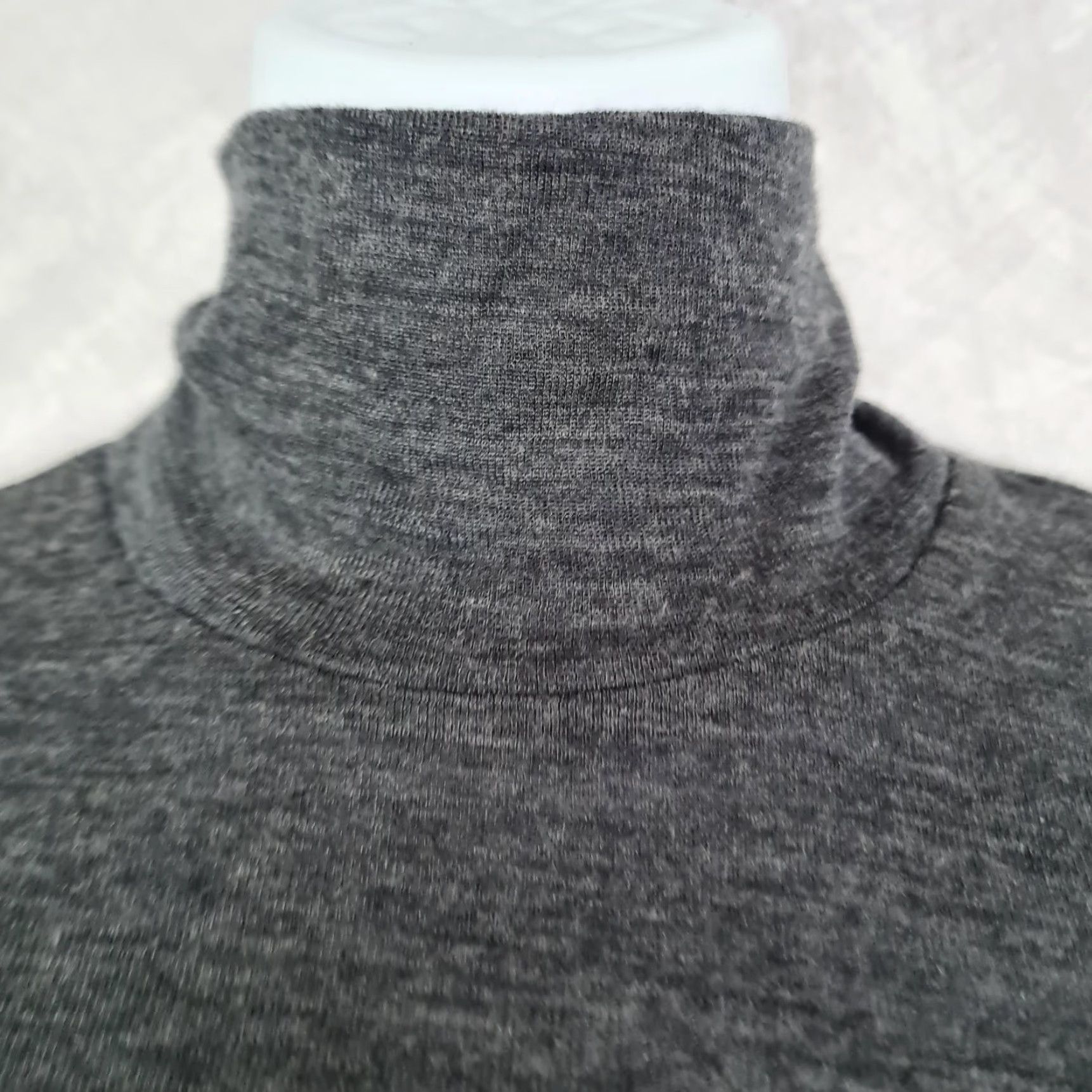 Vince Vince Sweater Womens XXS Gray Wool Turtleneck Short Sleeve Lightweight Pullover Size XXS / US 00 / IT 34 - 4 Thumbnail