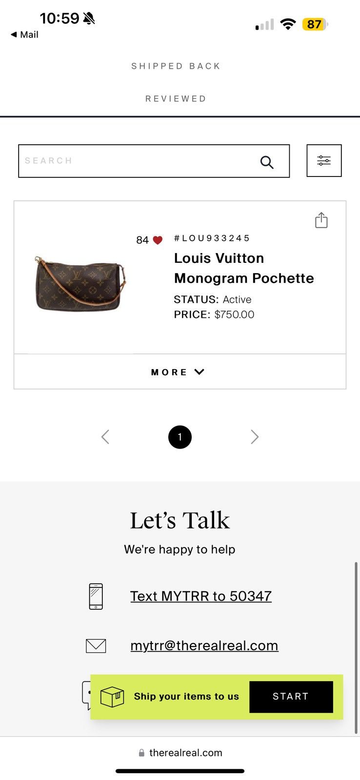 Louis Vuitton Louis Vuitton Monogram Pochette Size ONE SIZE - 6 Thumbnail