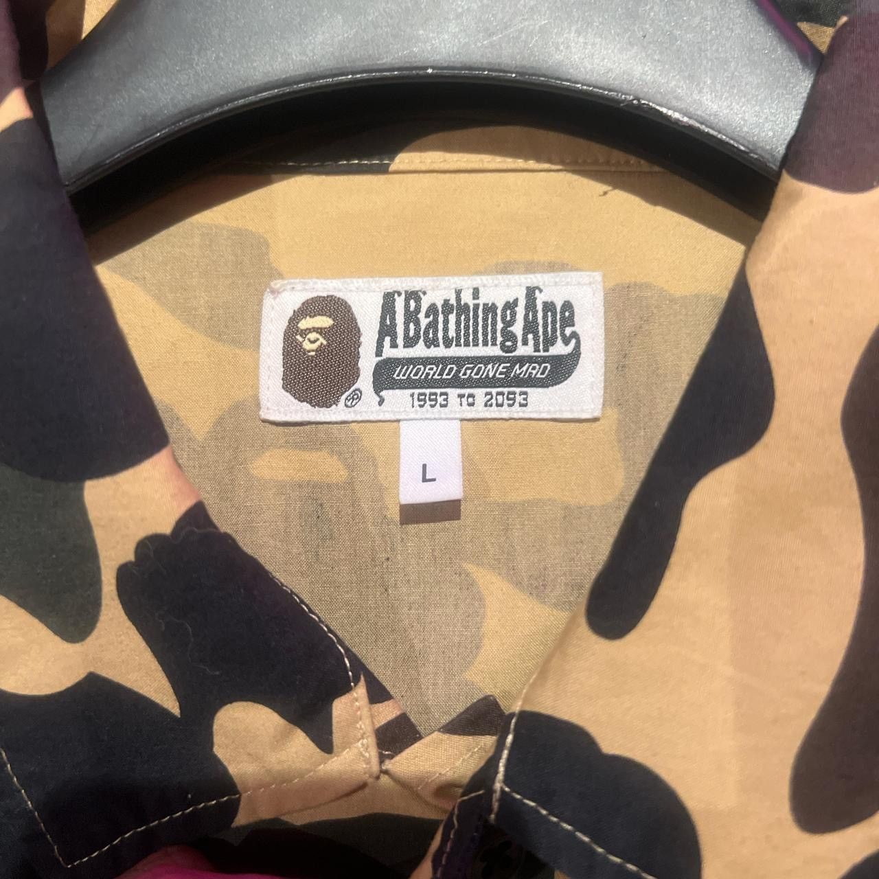 Bape Bape WGM Green Camo Jacket Sz L Size US L / EU 52-54 / 3 - 3 Thumbnail