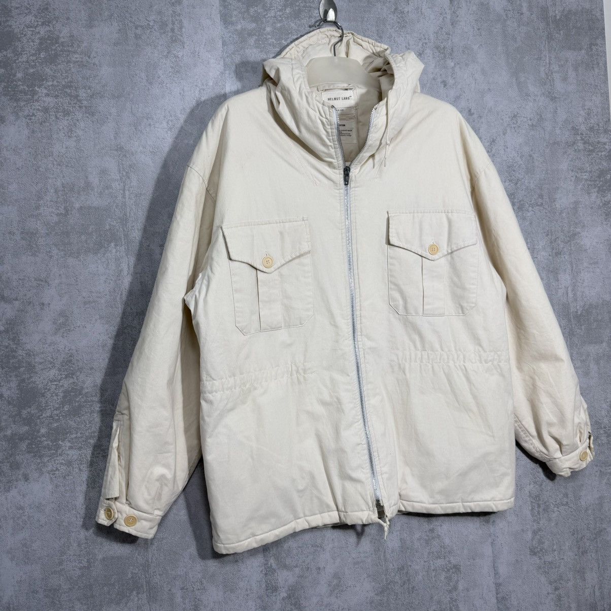 Helmut Lang Vintage Helmut Lang 1999 Size 44 (L) White Mountain Parka Size US L / EU 52-54 / 3 - 4 Thumbnail