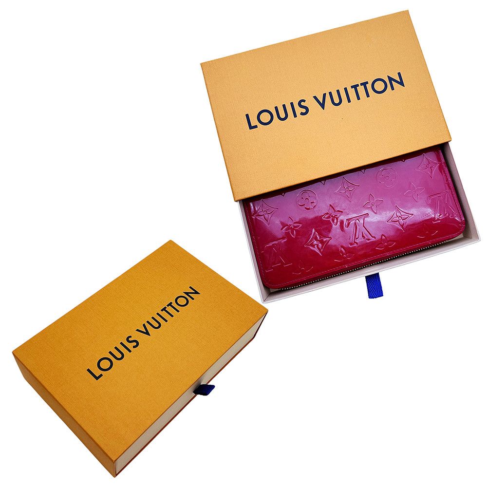 Louis Vuitton Louis Vuitton Patent Leather Wallet Rose-Red Size ONE SIZE - 1 Thumbnail