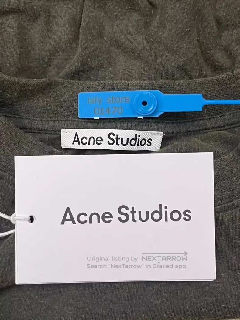 Acne Studios Acne Studios Leather patch letter logo washed loose round Size US M / EU 48-50 / 2 - 5 Thumbnail