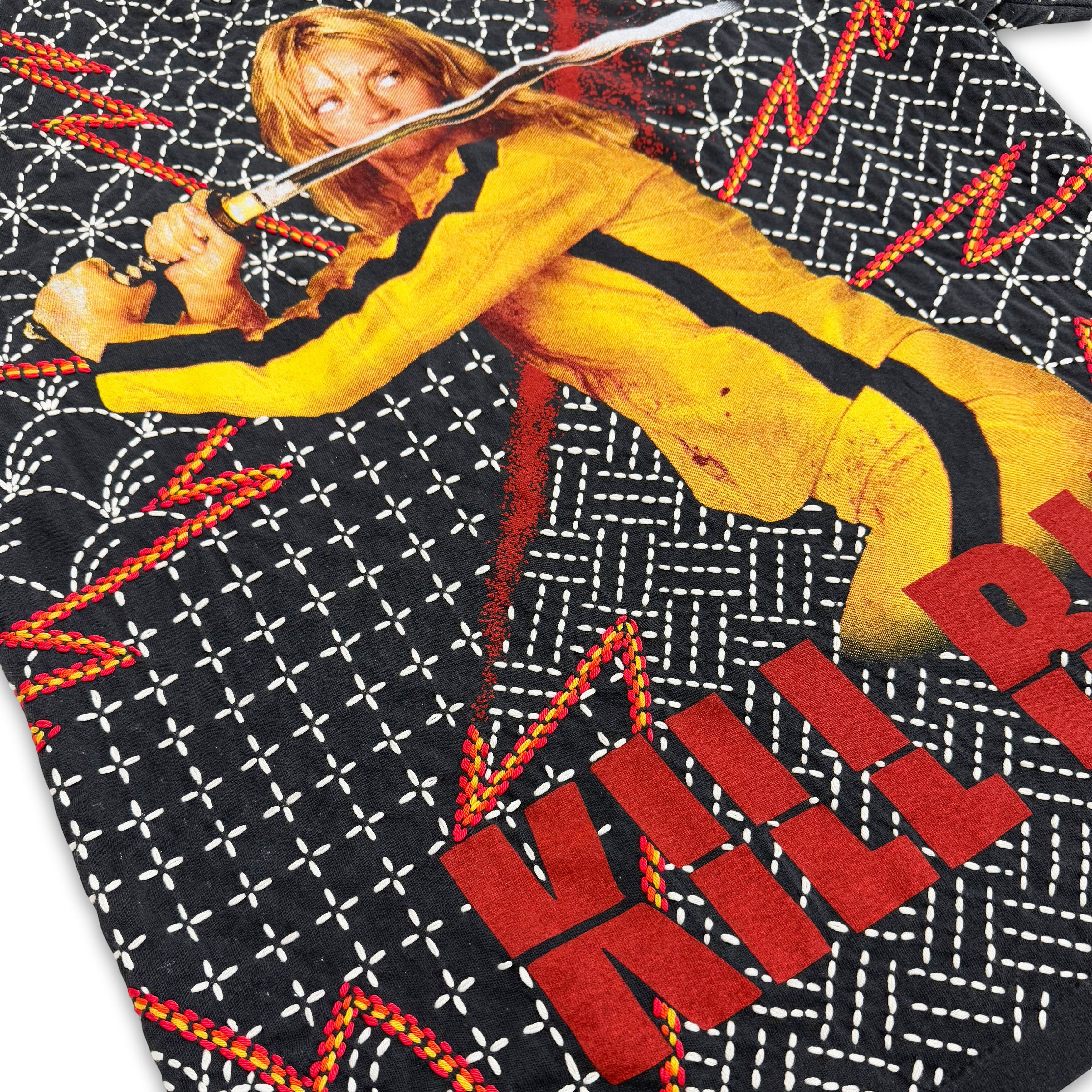 Band Tees Suture Studios Kill Bill Sashiko Hand Embroidered T-shirt Size US M / EU 48-50 / 2 - 3 Thumbnail