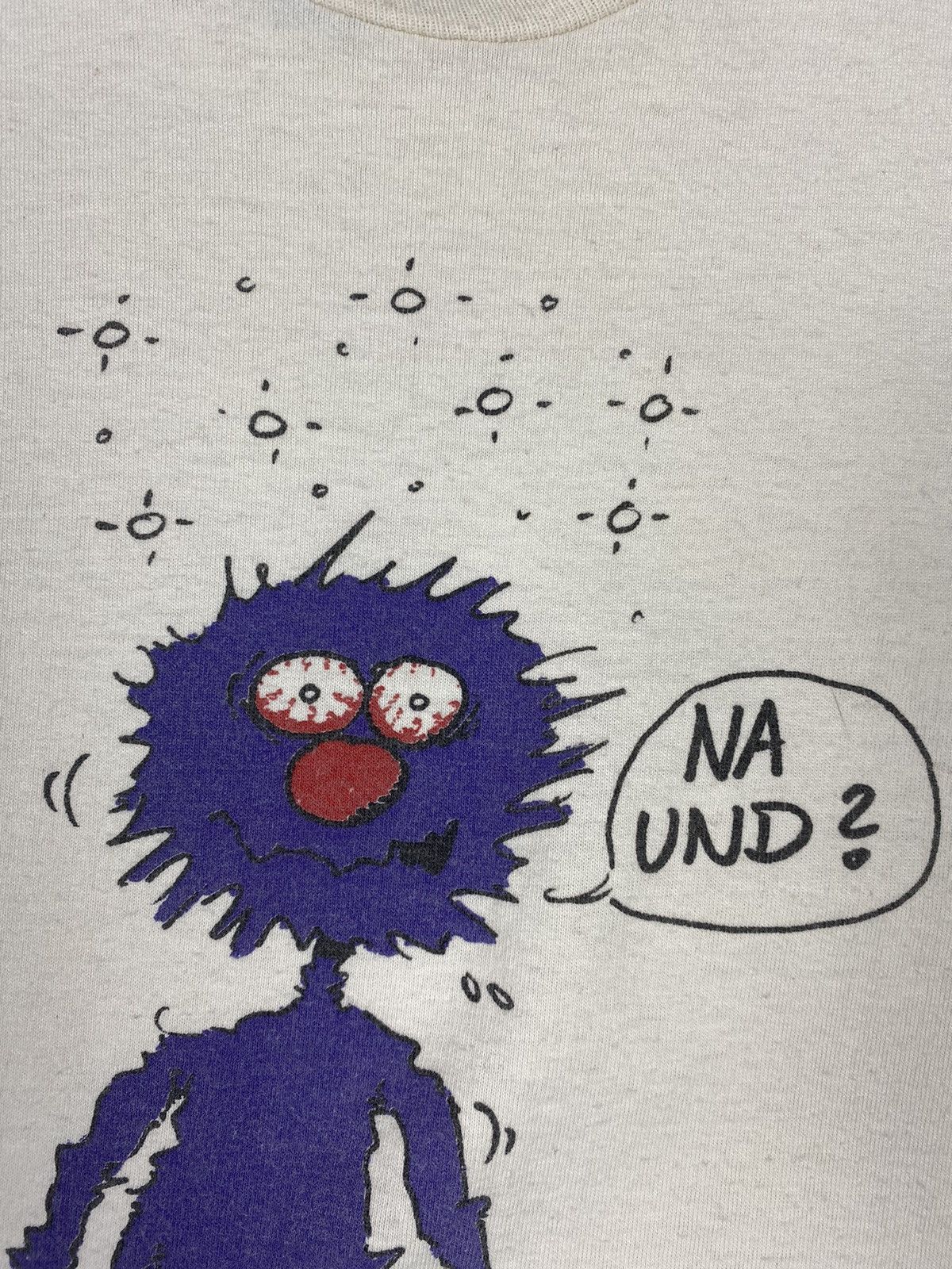 Vintage Vintage 90’s Sesame Street Grover Parody Drunk T-Shirt nin Size US XL / EU 56 / 4 - 7 Thumbnail
