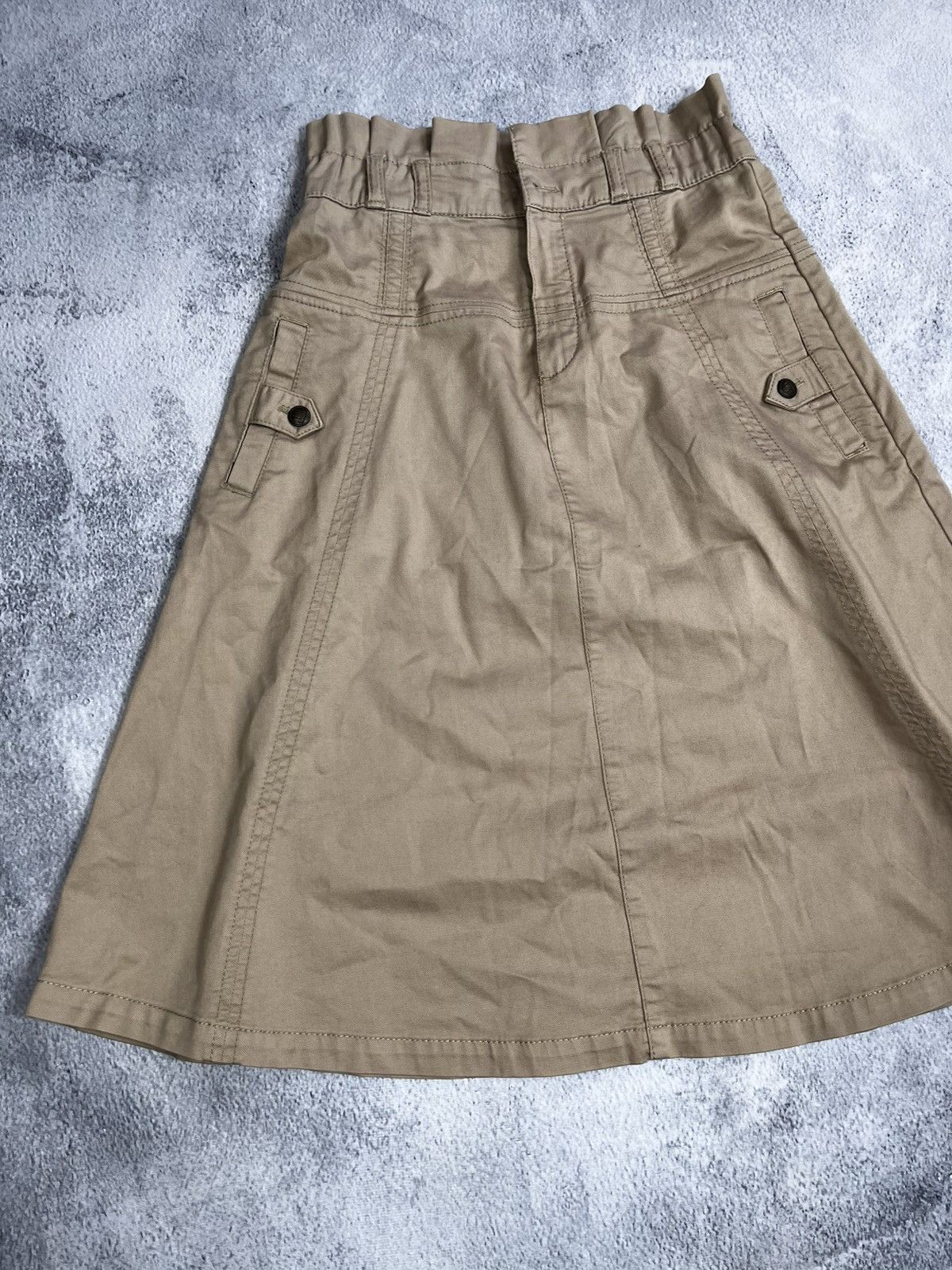 Vintage Vintage Y2K flared gorpcore midi skirt streetwear Size 25" / US 0 / IT 36 - 2 Thumbnail