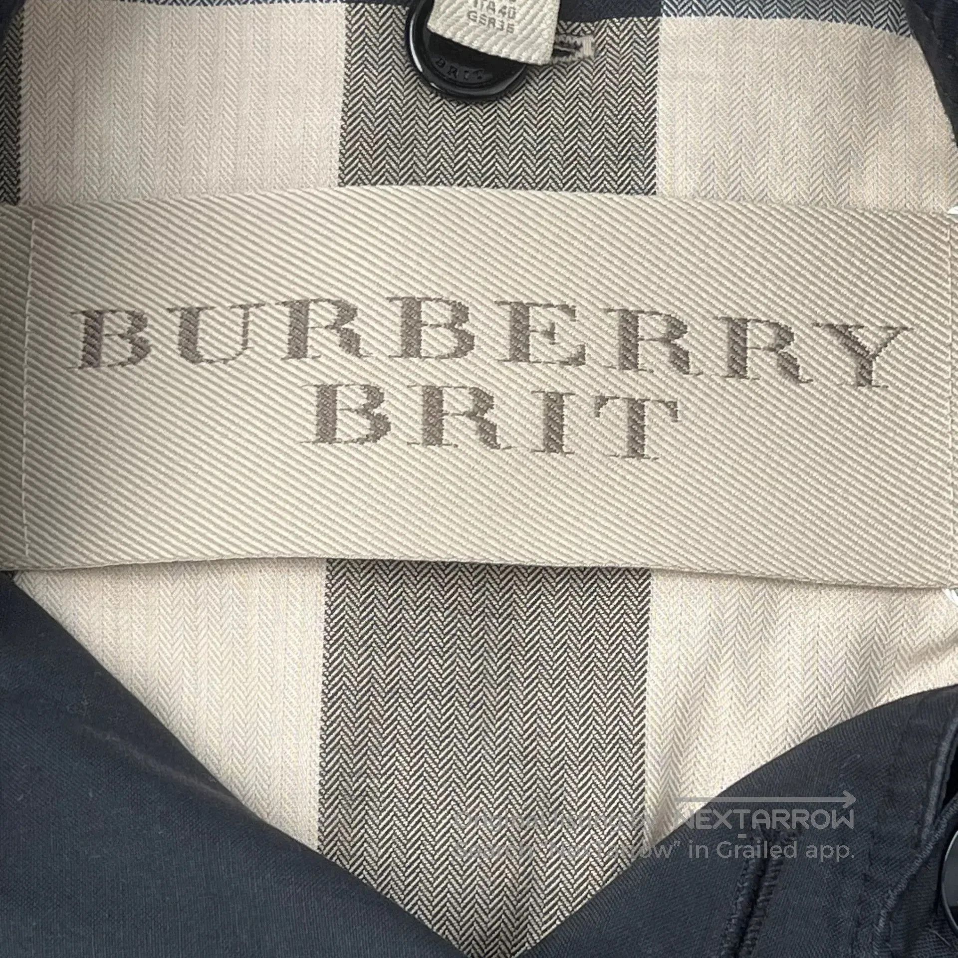 Burberry Burberry Brit Black Trench Coat. Size US M / EU 48-50 / 2 - 7 Thumbnail