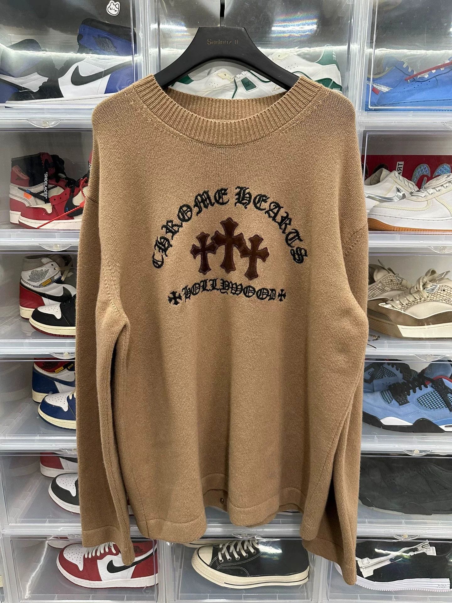 Chrome Hearts Chrome Hearts Cross Cashmere Sweater Size US XL / EU 56 / 4 - 1 Thumbnail