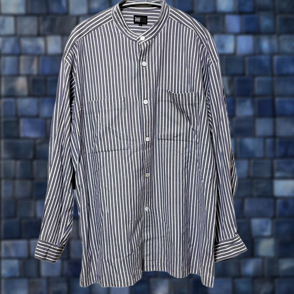 Issey Miyake ISSEY MIYAKE IM DESIGN STUDIO BAND COLLAR SHIRT MEN L Multicolor Long Size L Size US L / EU 52-54 / 3 - 1 Thumbnail