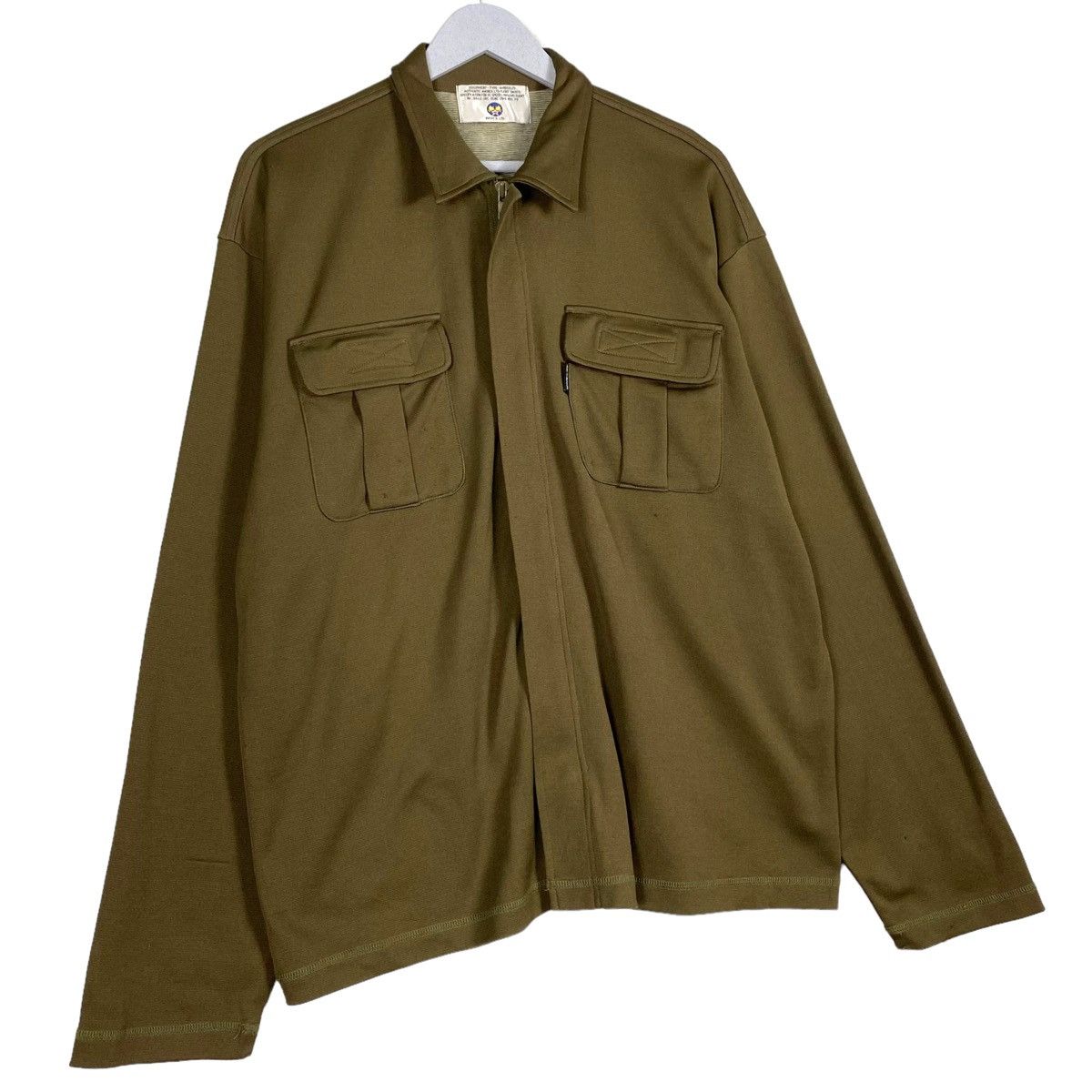 Avirex 💥AVIREX DOUBLE POCKET ZIP LINEN JACKET Size US L / EU 52-54 / 3 - 3 Thumbnail