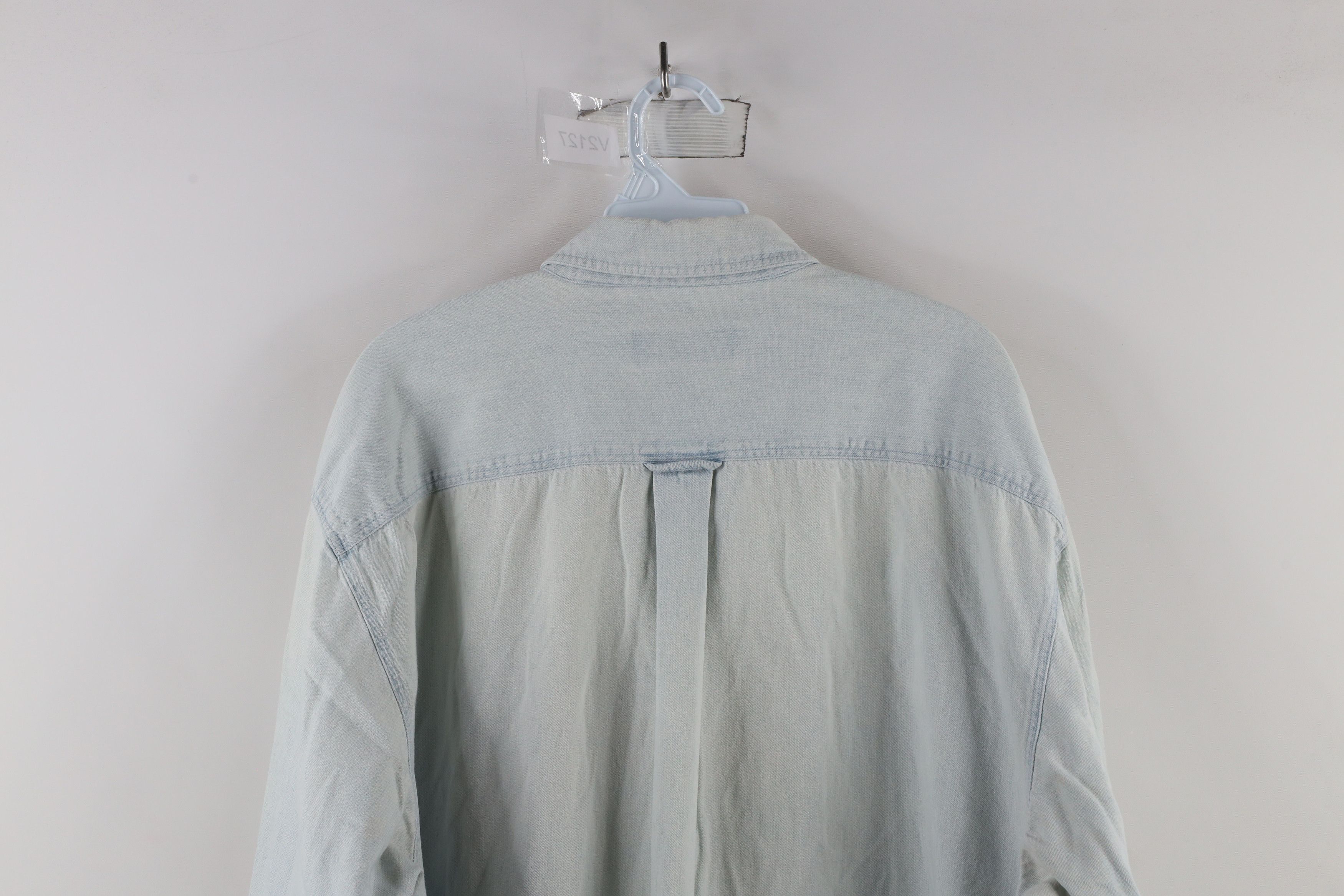 American Eagle Outfitters × Vintage Vintage 90s American Eagle Outfitters Denim Button Shirt Size US XL / EU 56 / 4 - 10 Thumbnail