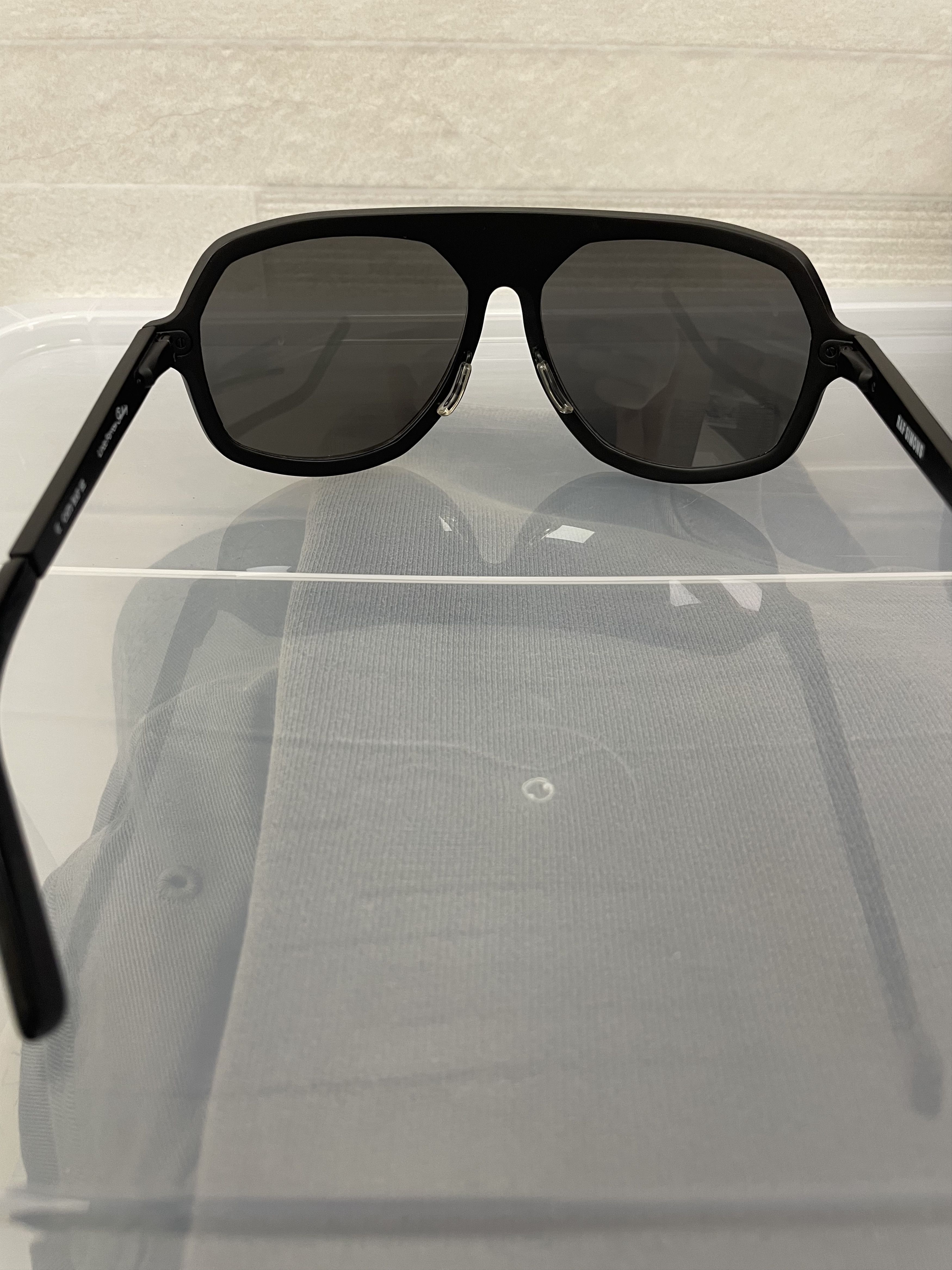 Raf Simons Linda Farrow X Raf Simons S/S 2008 aviator sunglasses Size ONE SIZE - 5 Thumbnail