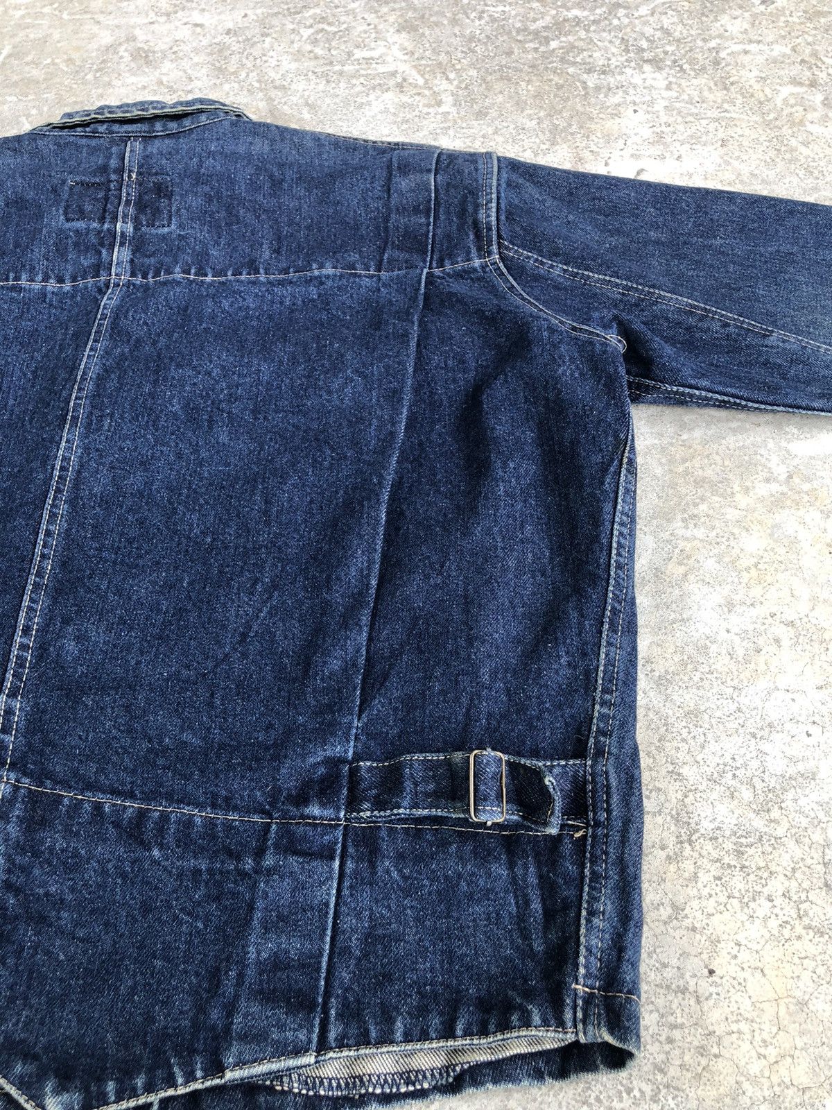 Vintage Vintage 70s Blues Union Chore Jacket Distressed Denim Size US L / EU 52-54 / 3 - 16 Thumbnail