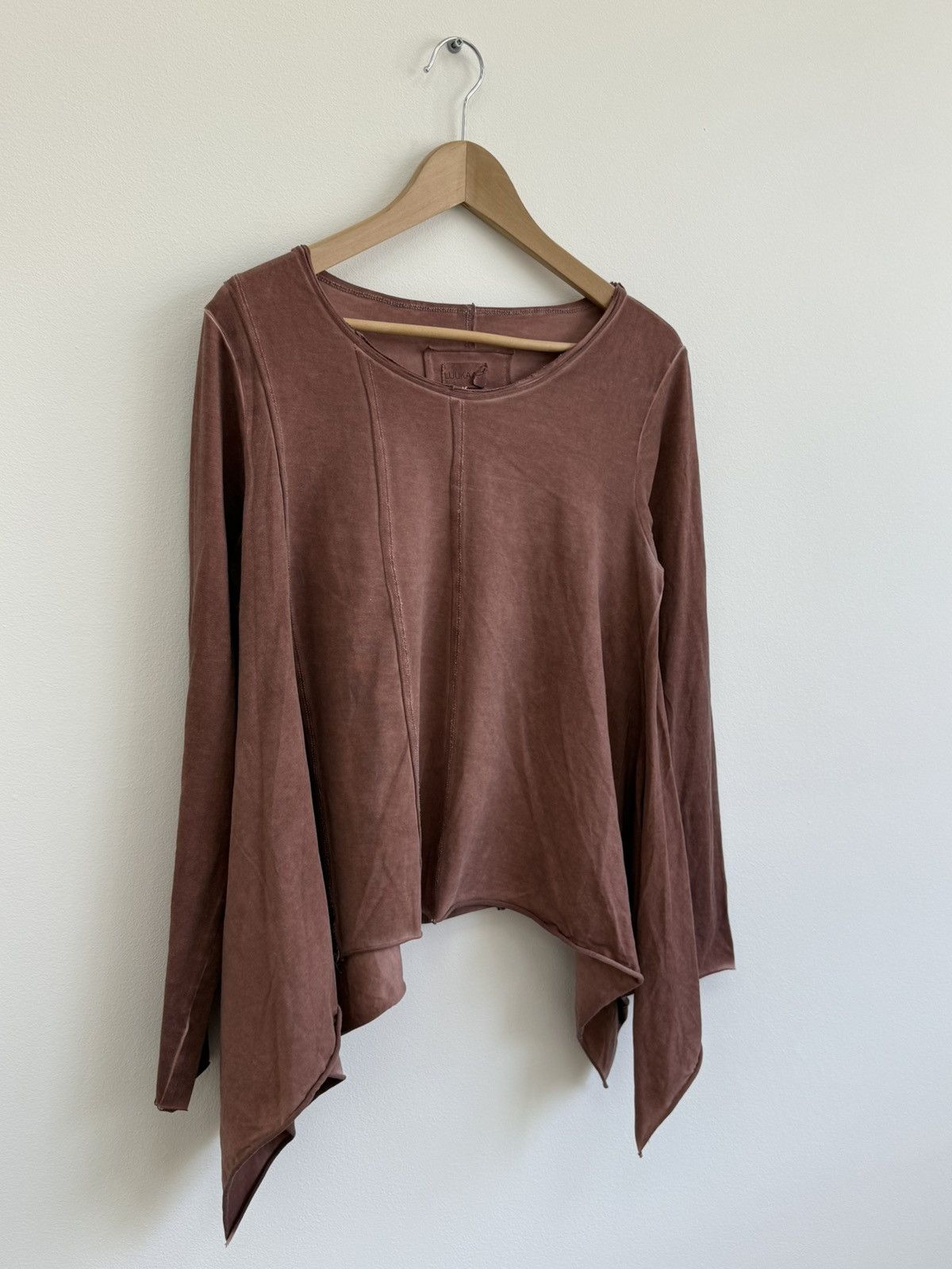 Rundholz Luukaa Asymetrical Long Sleeve Top Size 3 Rick Owens Style Size M / US 6-8 / IT 42-44 - 2 Thumbnail