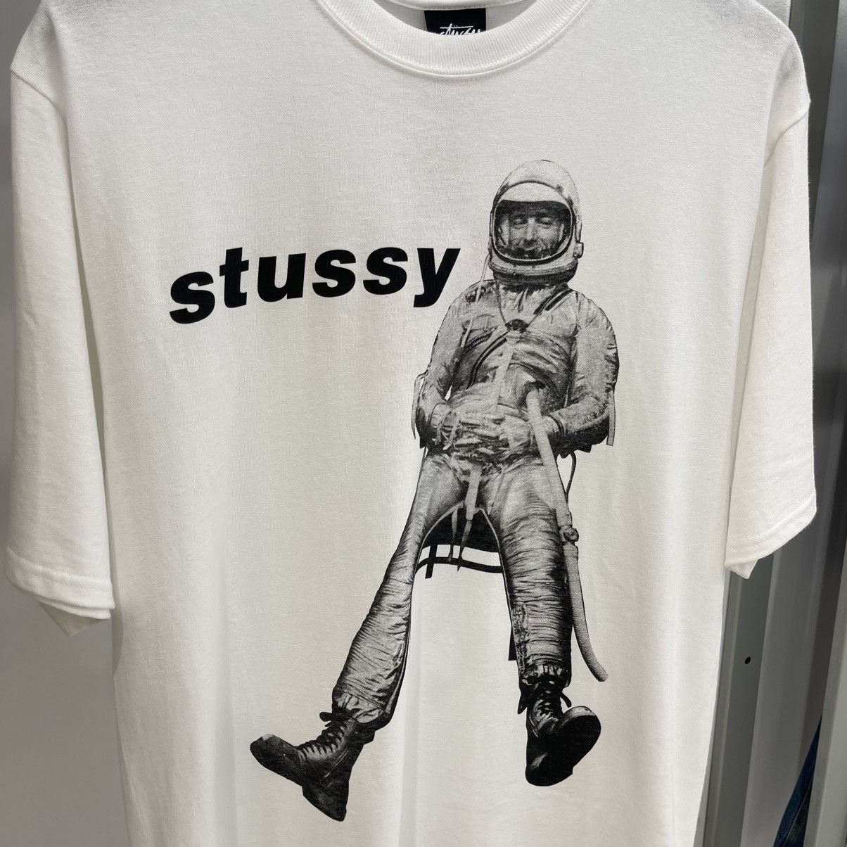 Stussy Stussy Astronaut Tee White Size US M / EU 48-50 / 2 - 2 Thumbnail