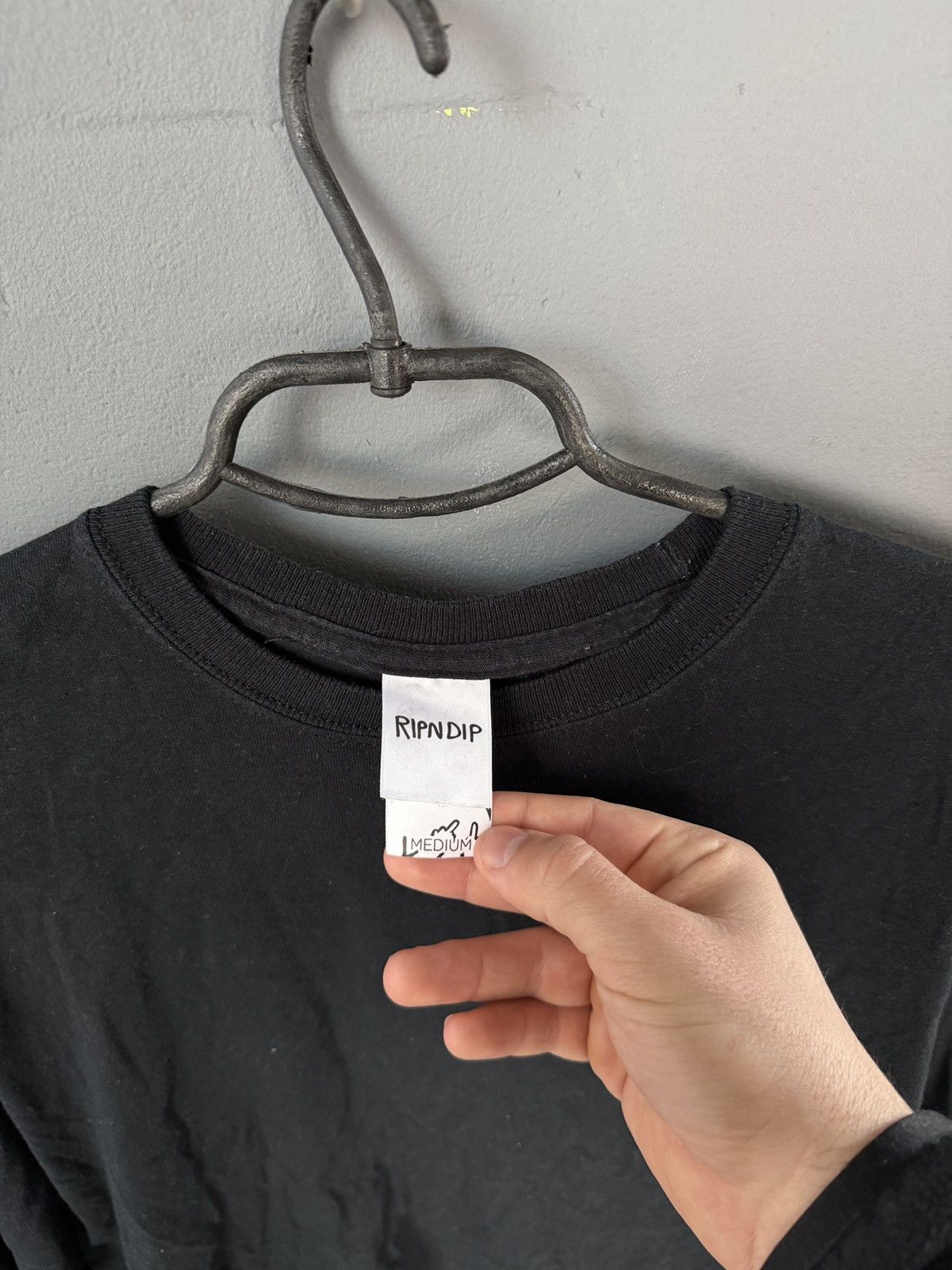 RIPNDIP 🐈🐈 Rip N Dip Black Cotton Long Sleeve T-Shirt Size US M / EU 48-50 / 2 - 5 Thumbnail