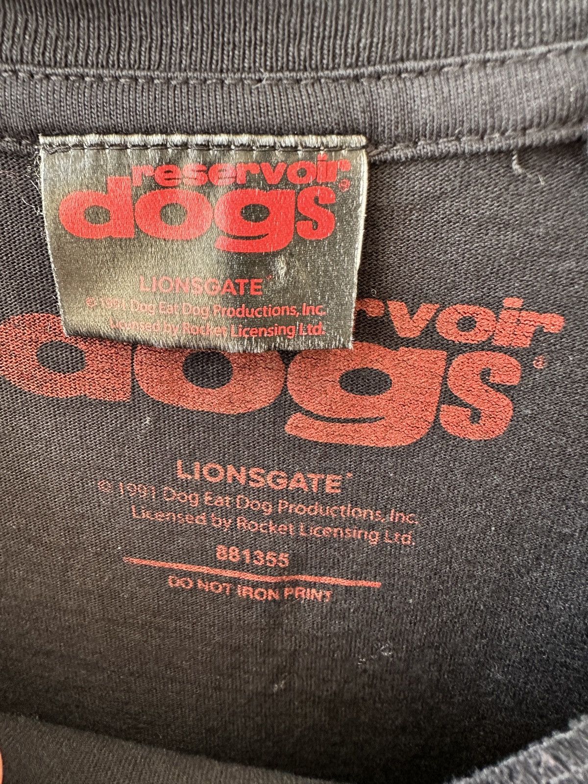 Vintage Reservoir Dogs Movie 1991 Tarantino T Shirt Size US M / EU 48-50 / 2 - 4 Thumbnail