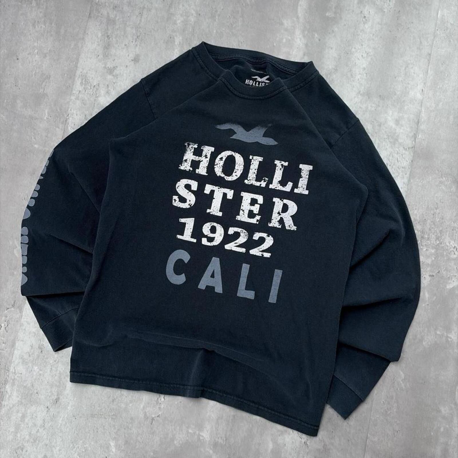 Other Y2K Black Hollister Surf Grunge Long Sleeve Shirt Size US S / EU 44-46 / 1 - 2 Thumbnail