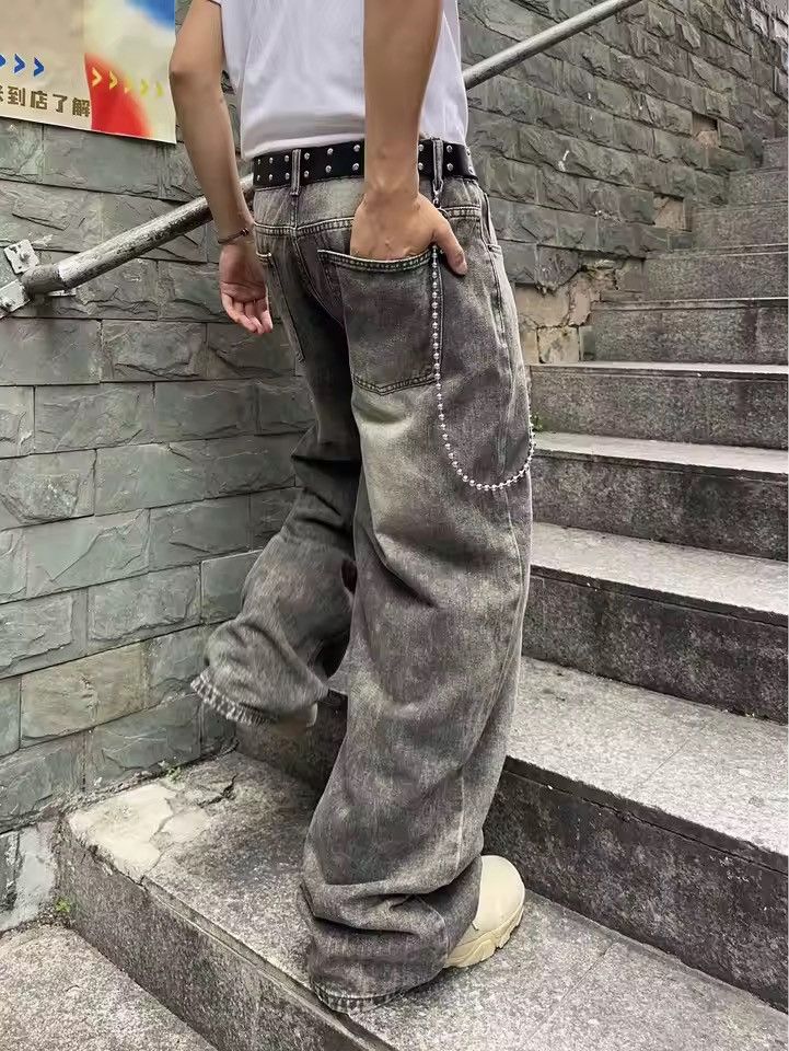 Jean Vintage Casual Baggy Denim Jean Size US 30 / EU 46 - 2 Thumbnail