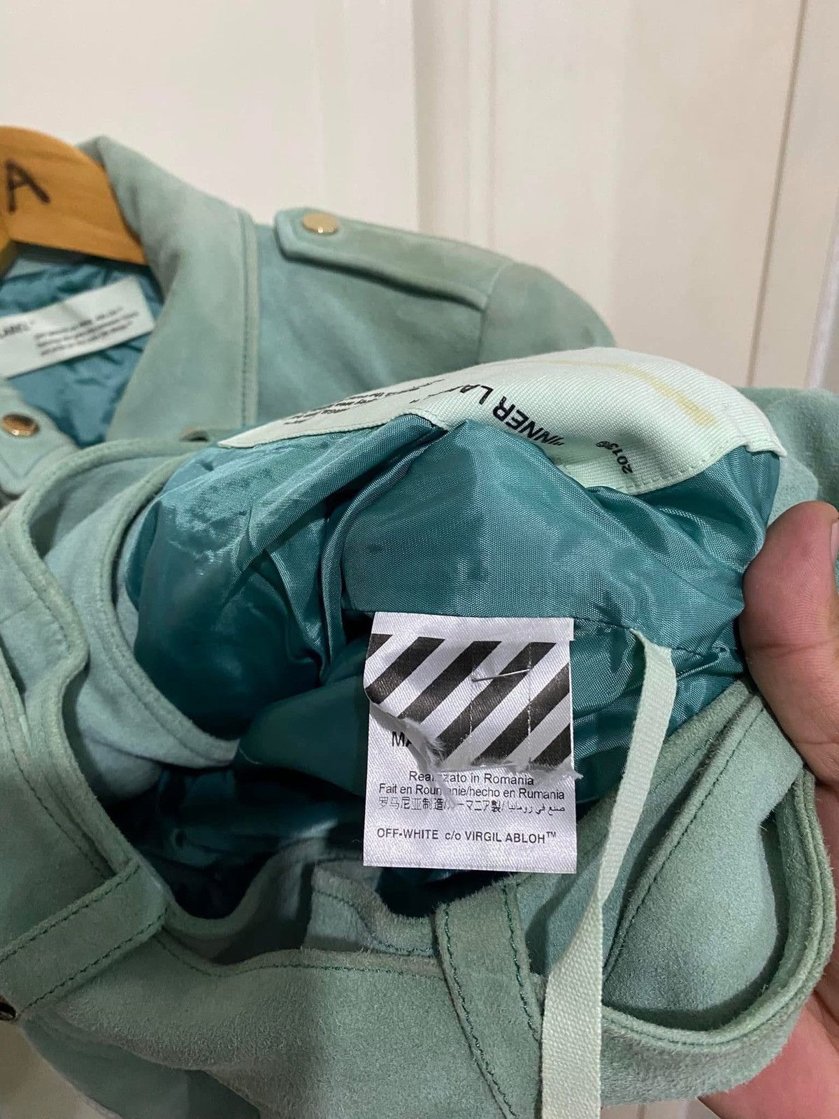 Off-White Off White Biker Leather Jacket Size M / US 6-8 / IT 42-44 - 10 Thumbnail