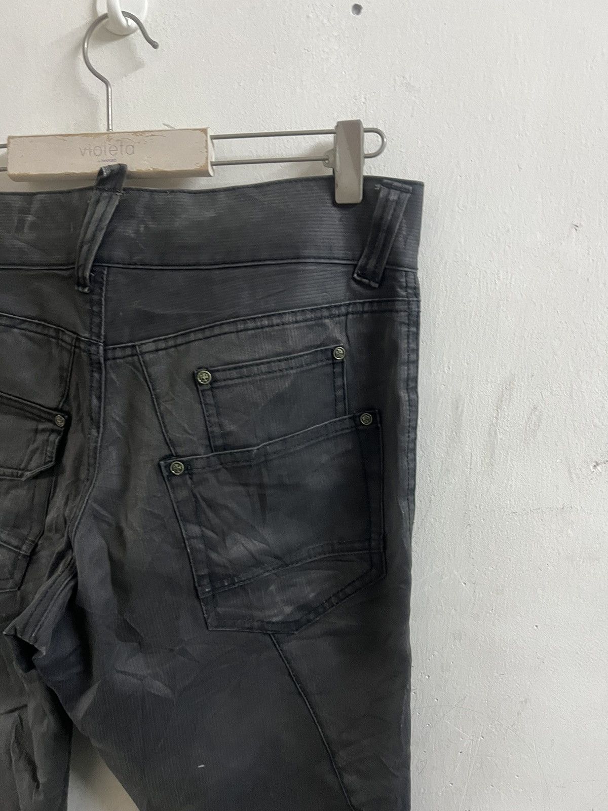 Designer × Japanese Brand BLACK FADED MK MICHEL KLIEN HOMME COTTON PANT Size US 32 / EU 48 - 9 Thumbnail