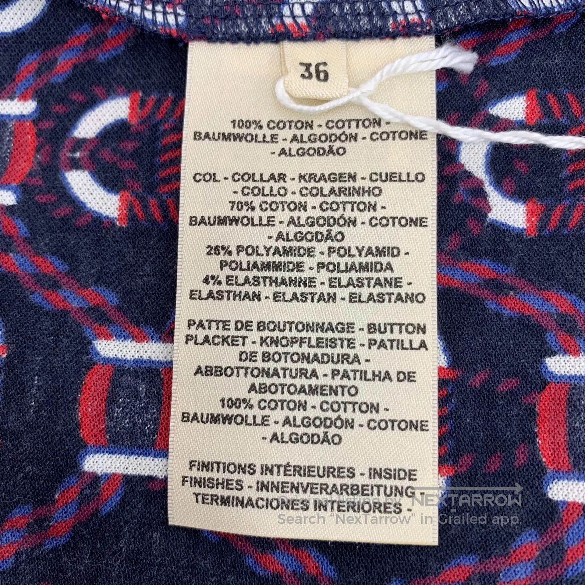 Hermes Hermes Multicolor pig nose all-printed cotton short sleeve Size XS / US 0-2 / IT 36-38 - 7 Thumbnail
