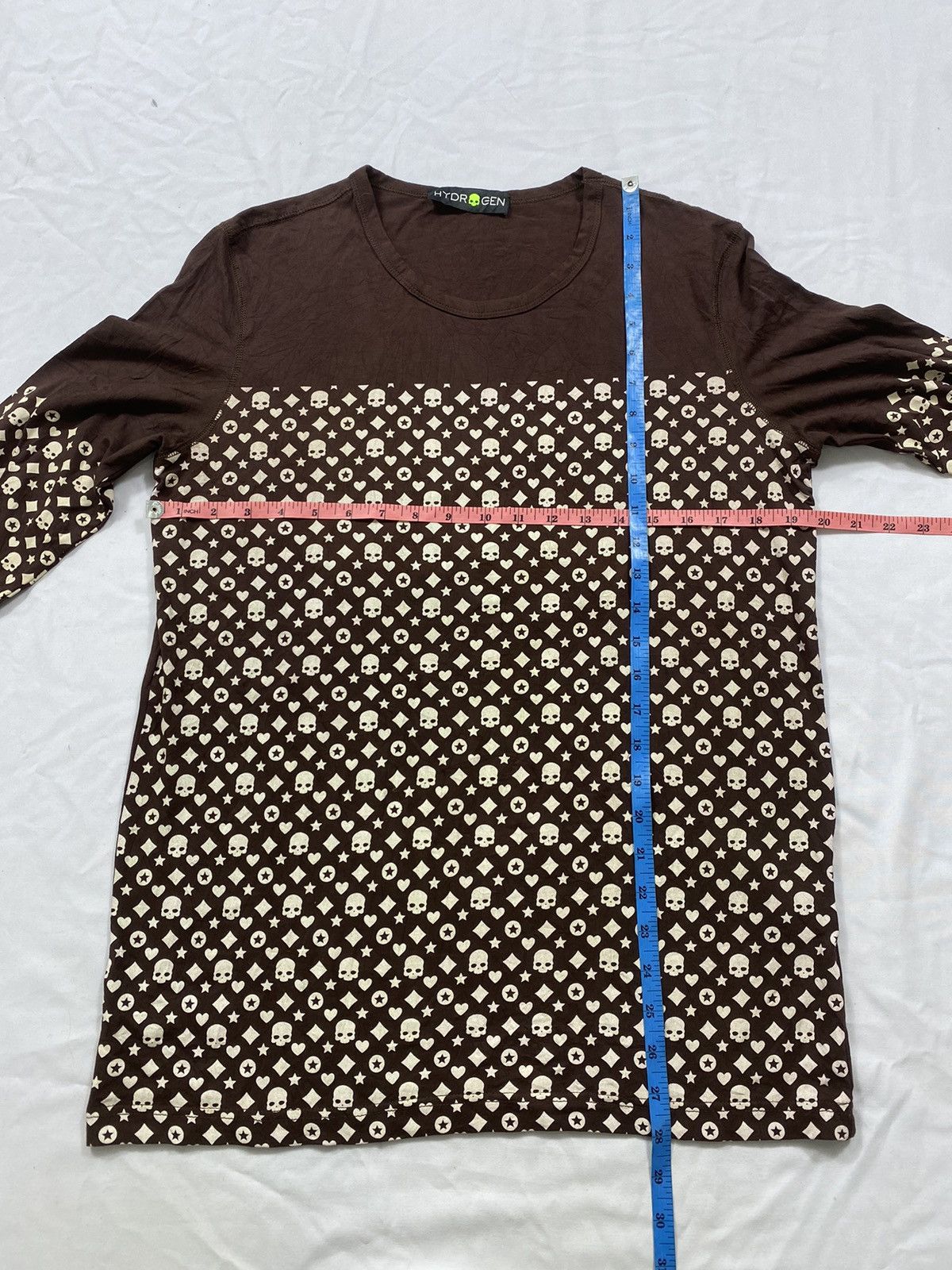 HYDROGEN Japanese gothic skull Hysdrogen long sleeve ifsix lgb style Size US M / EU 48-50 / 2 - 9 Thumbnail
