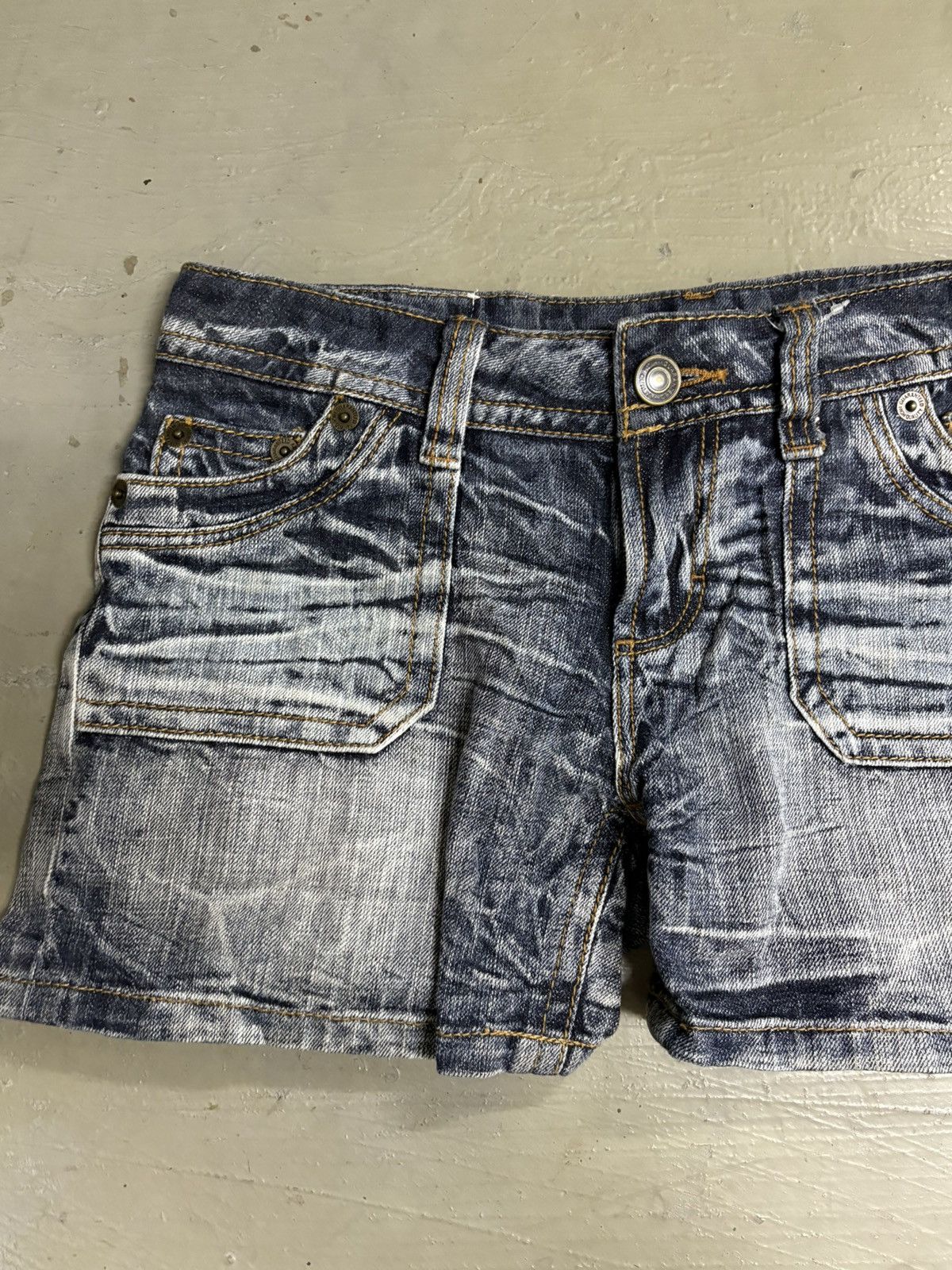If Six Was Nine RNA H Naoto Acid Wash Japanese brand Denim shorts Size 30" / US 8 / IT 44 - 6 Thumbnail