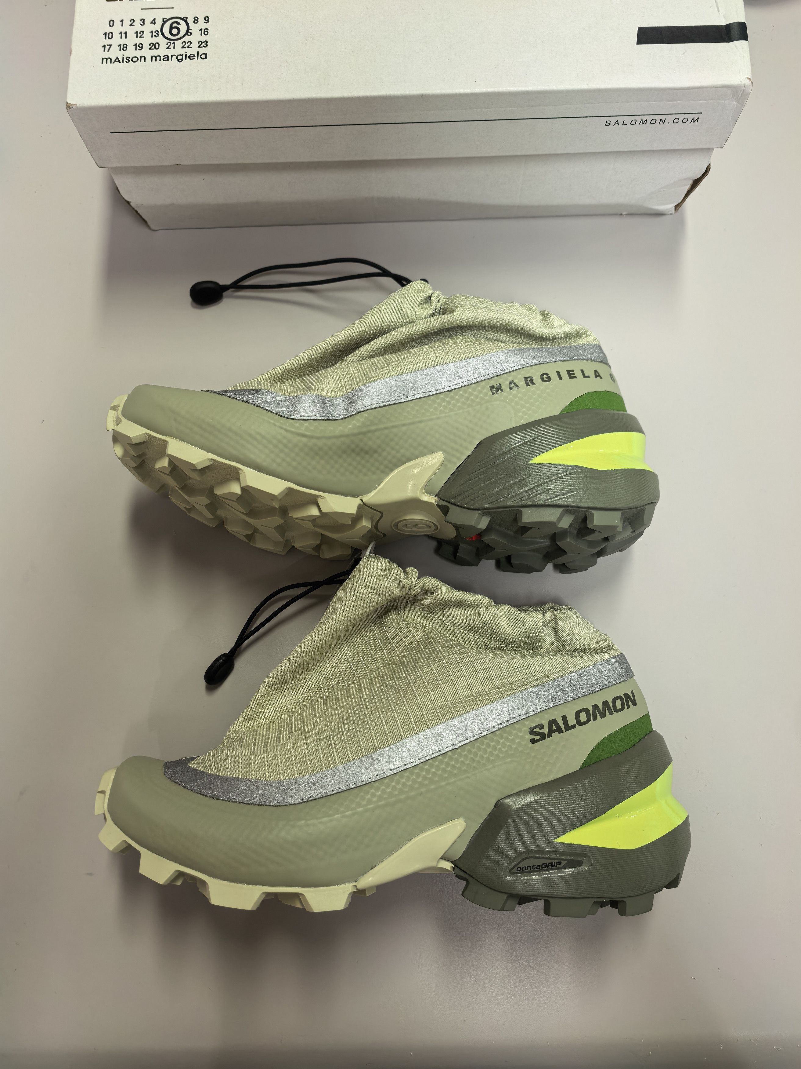 Maison Margiela NIB Cross Low - Green, 38，MM6 Maison Margiela x Salomon Size US 6.5 / IT 36.5 - 1 Thumbnail