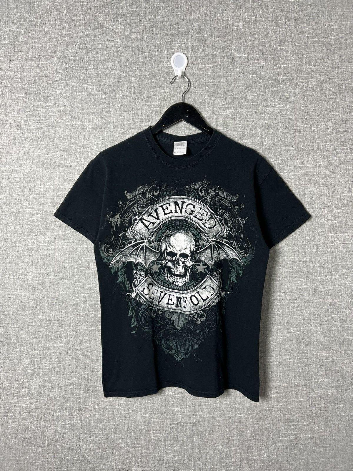 Band Tees Vintage Avenged Sevenfold Graphic Skull And Stars T-Shirt Size US M / EU 48-50 / 2 - 1 Thumbnail