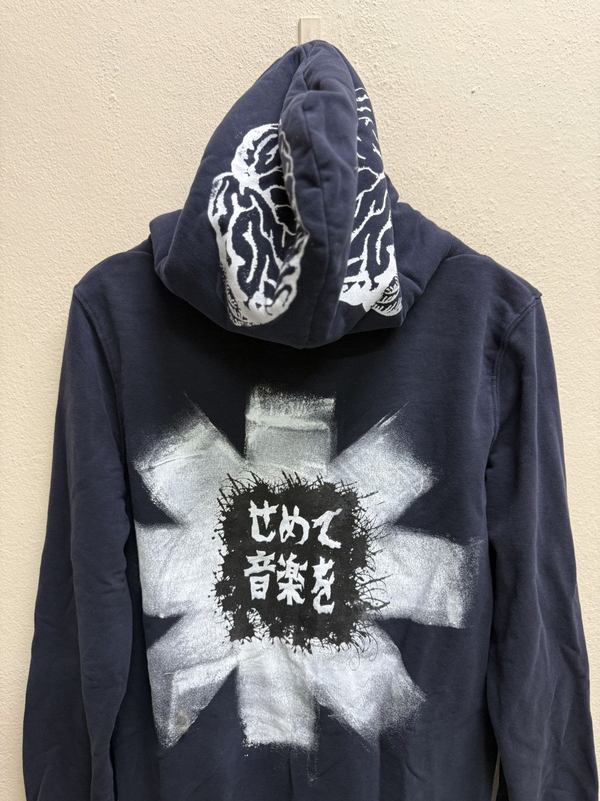 Divided Divided sherpa lined button up cowl neck graphic print hodie Size US M / EU 48-50 / 2 - 22 Thumbnail