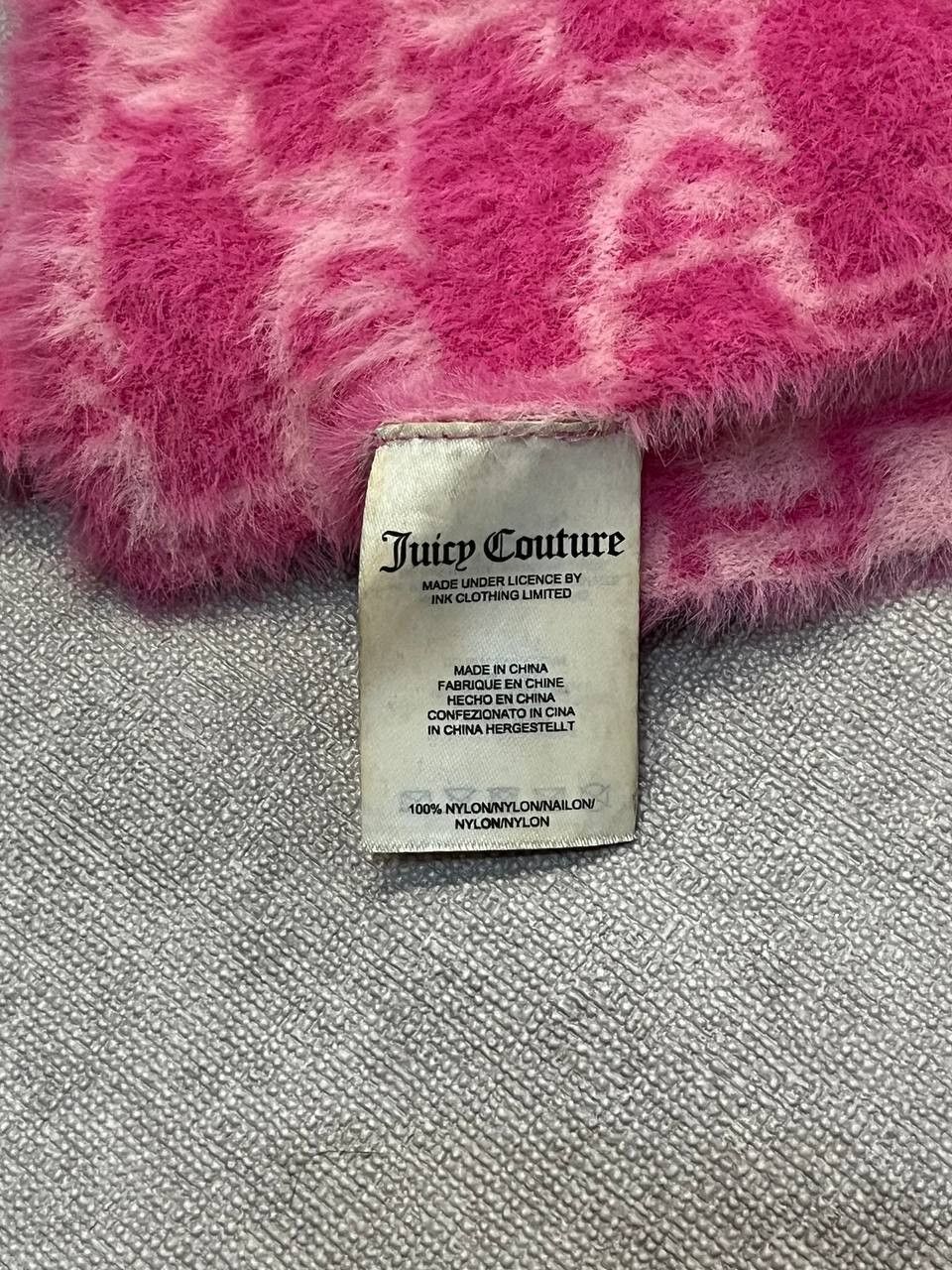Juicy Couture Juice Couture Scarf Pink Monogram Nylon Size ONE SIZE - 4 Thumbnail