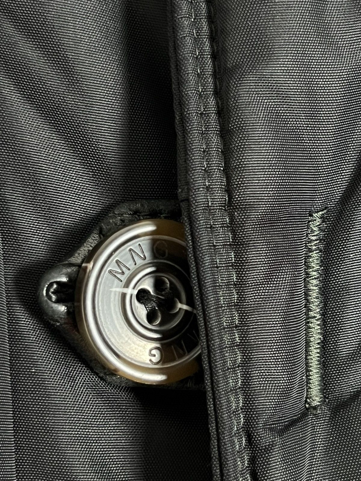 Gimo's Vintage Gimo’s Technical Jacket Black Leather Designer Coat Size US L / EU 52-54 / 3 - 10 Thumbnail
