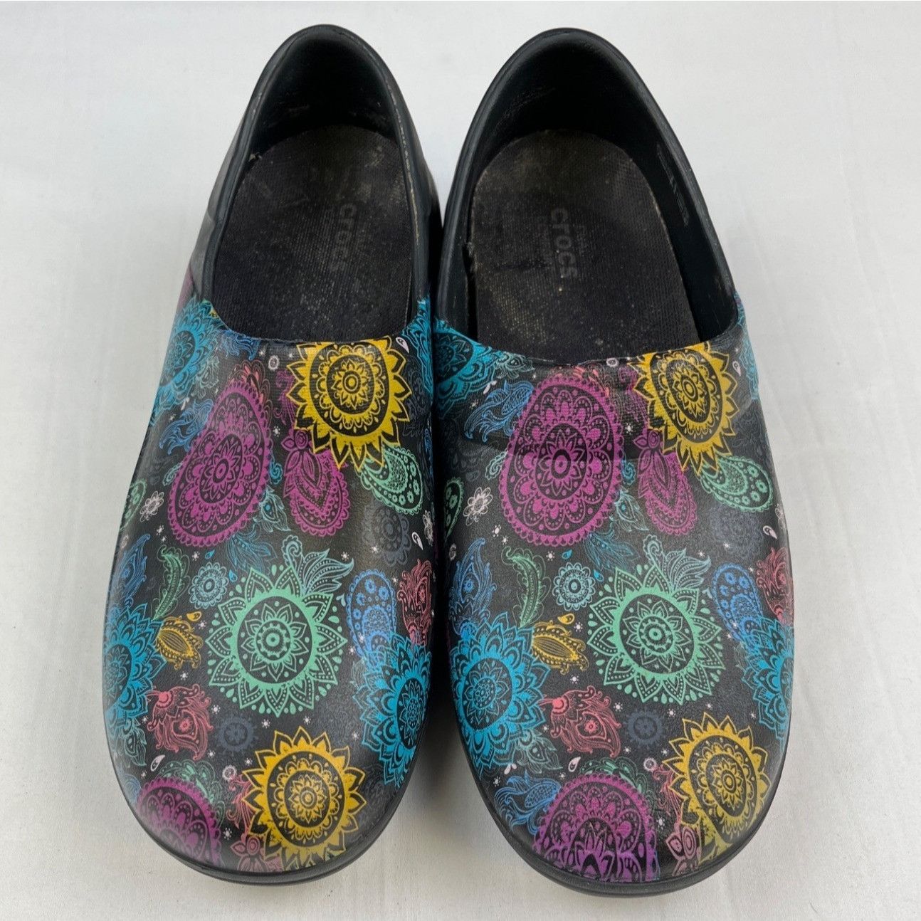 Crocs Crocs Women's Multicolor Slip Resistant Shoes/Clogs Sz W8 SK Size US 8 / IT 38 - 1 Thumbnail