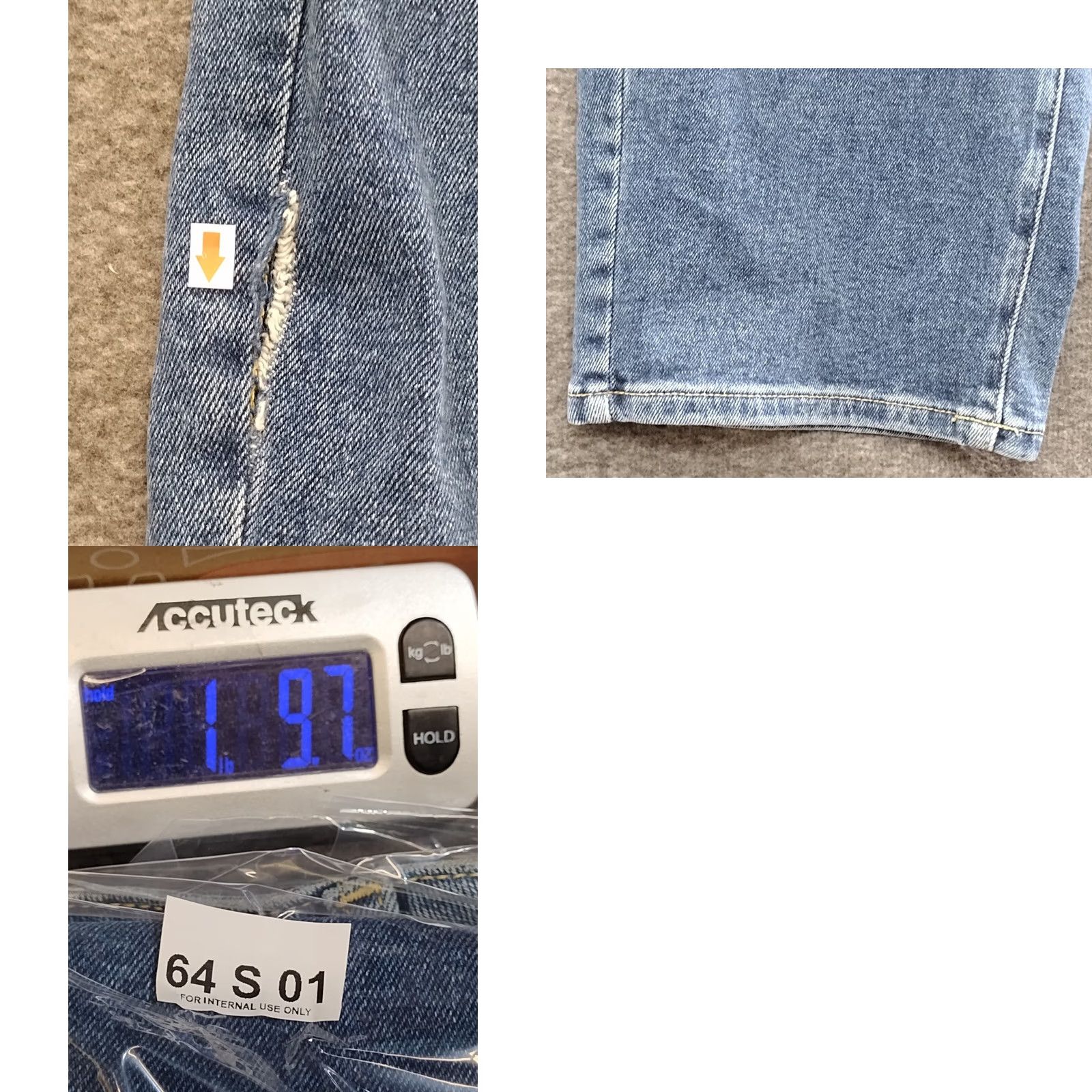 Vintage Unbranded Women's Dark Denim High Rise Tapered Jeans 18 Blue Plus 90s Vintage Style Distressed Pockets 5-Pocket Size 40" / US 18 - 8 Thumbnail