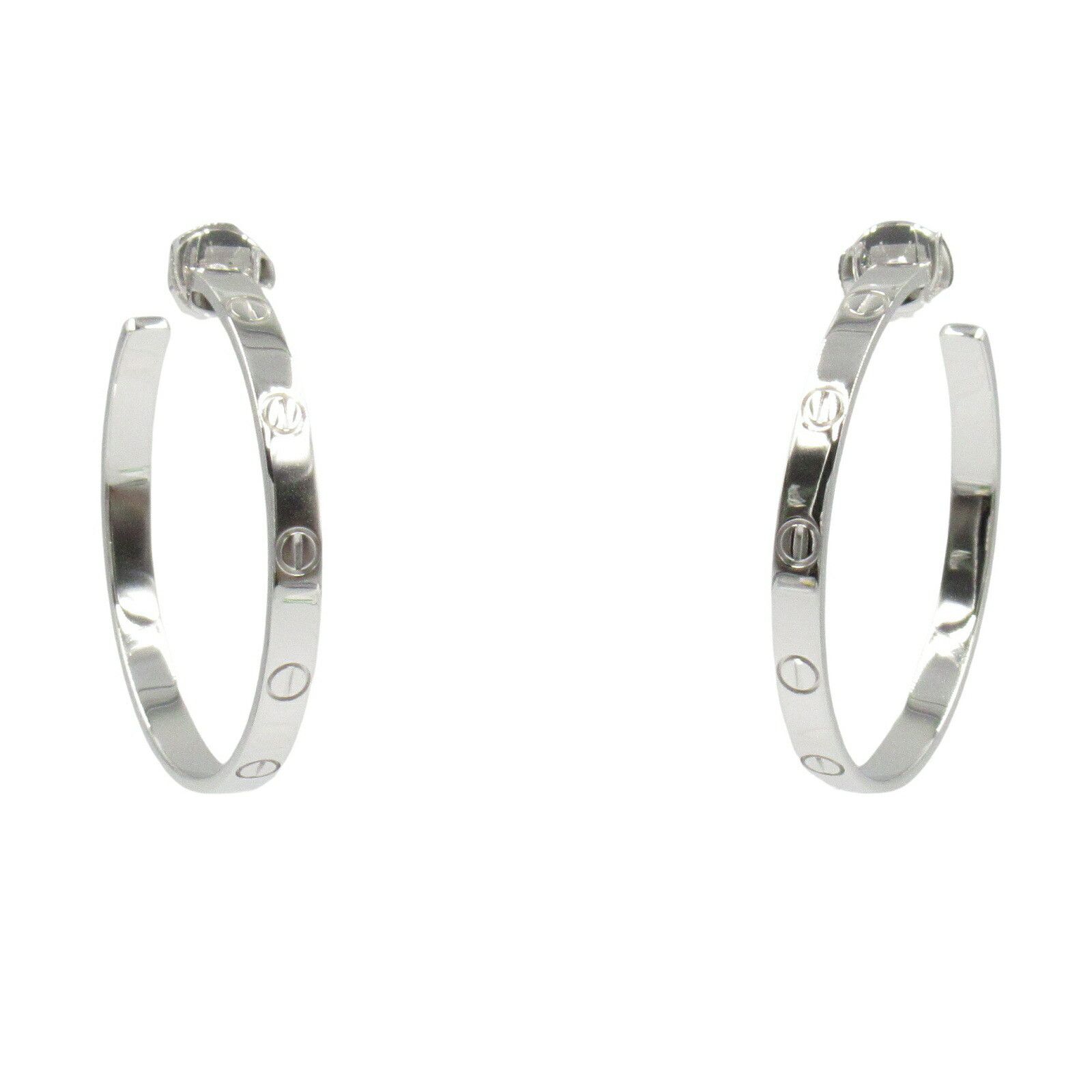 Cartier Cartier Love Hoop Au750 Earrings Metal Earrings B8028300