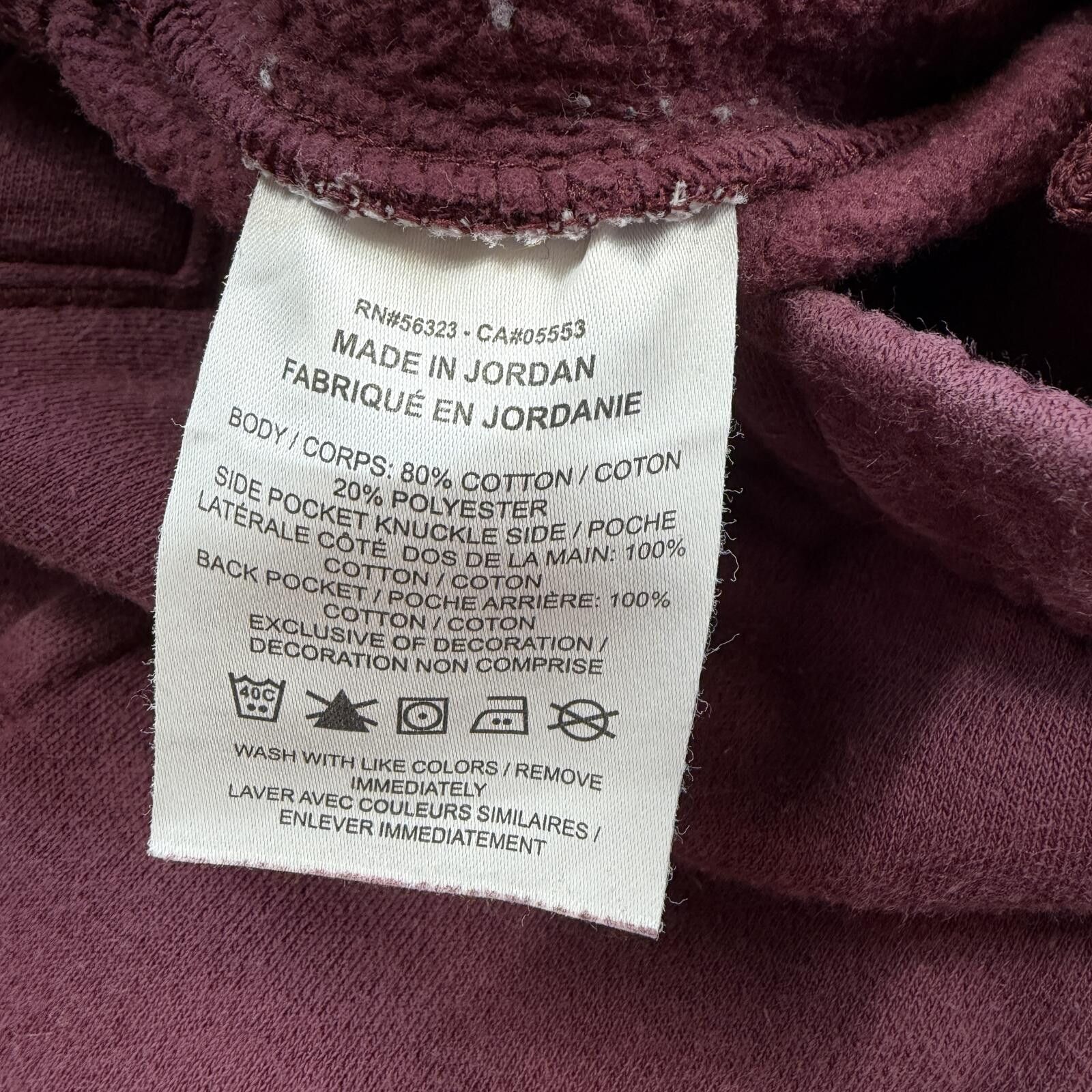 Nike Nike Club Fleece Jogger Sweatpants Burgundy Maroon Mens M Size US 32 / EU 48 - 7 Thumbnail