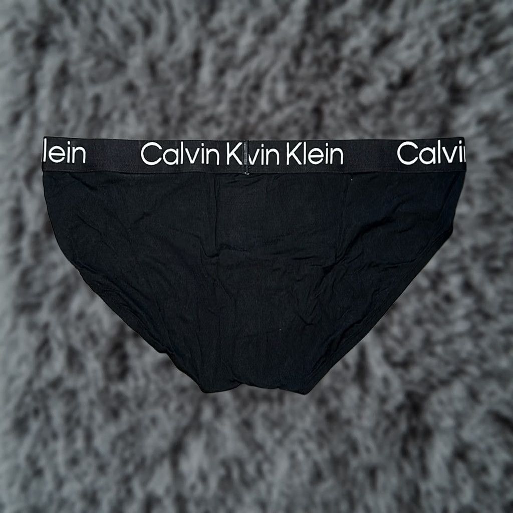 Calvin Klein Calvin Klein Ultra Soft Modern Modal Hip Brief XL Black Mens Underwear Regular XL Size US 36 / EU 52 - 1 Thumbnail