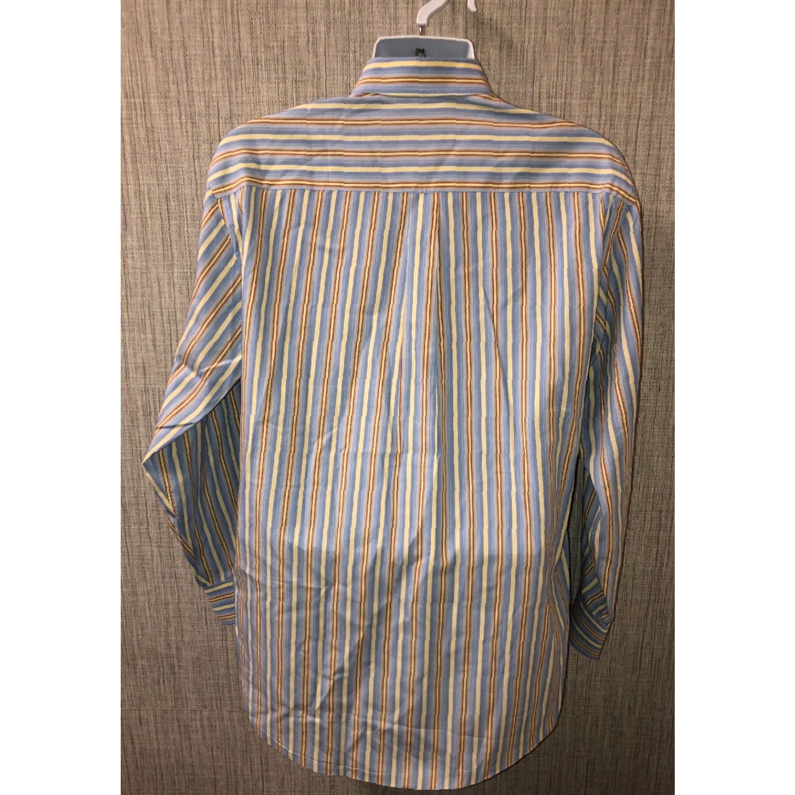 Peter Millar Peter Millar Mens Striped Long Sleeve Button Front Shirt M Multicolor Button-Up Shirt Mens M Size US M / EU 48-50 / 2 - 4 Thumbnail