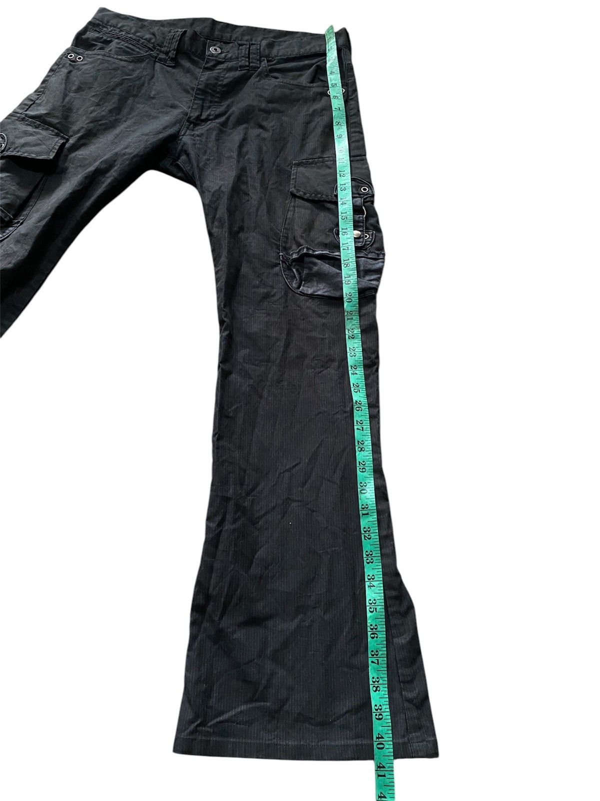 Japanese Brand Flared Cargo 3D Pocket Difference By Rupert Edge Japan Flare Size US 33 - 12 Thumbnail