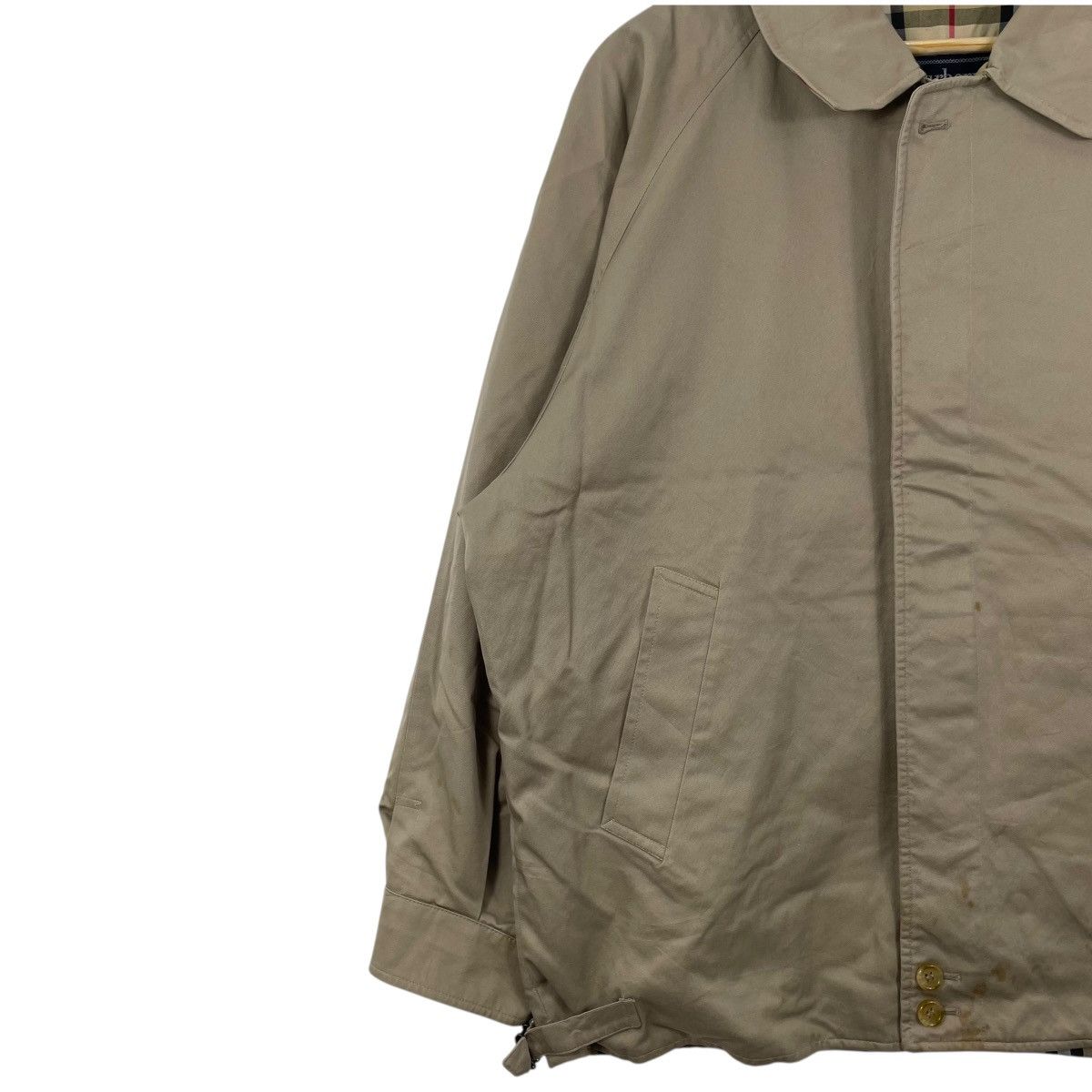 Burberry Vintage 90s Burberrys Nova Check Zipper Jacket Size US XL / EU 56 / 4 - 4 Thumbnail