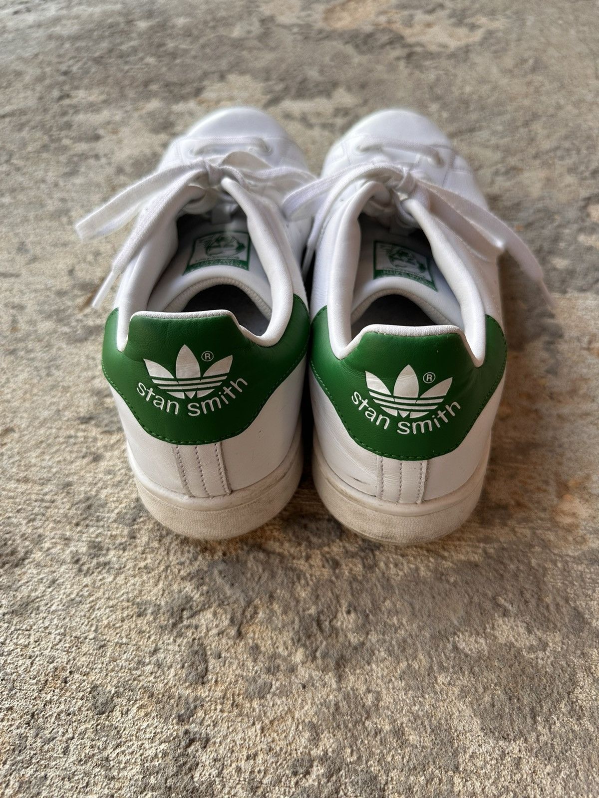 Vintage Adidas ‘STAN SMITH’ Collab Green and White Sneakers Size US 11.5 / EU 44-45 - 4 Thumbnail