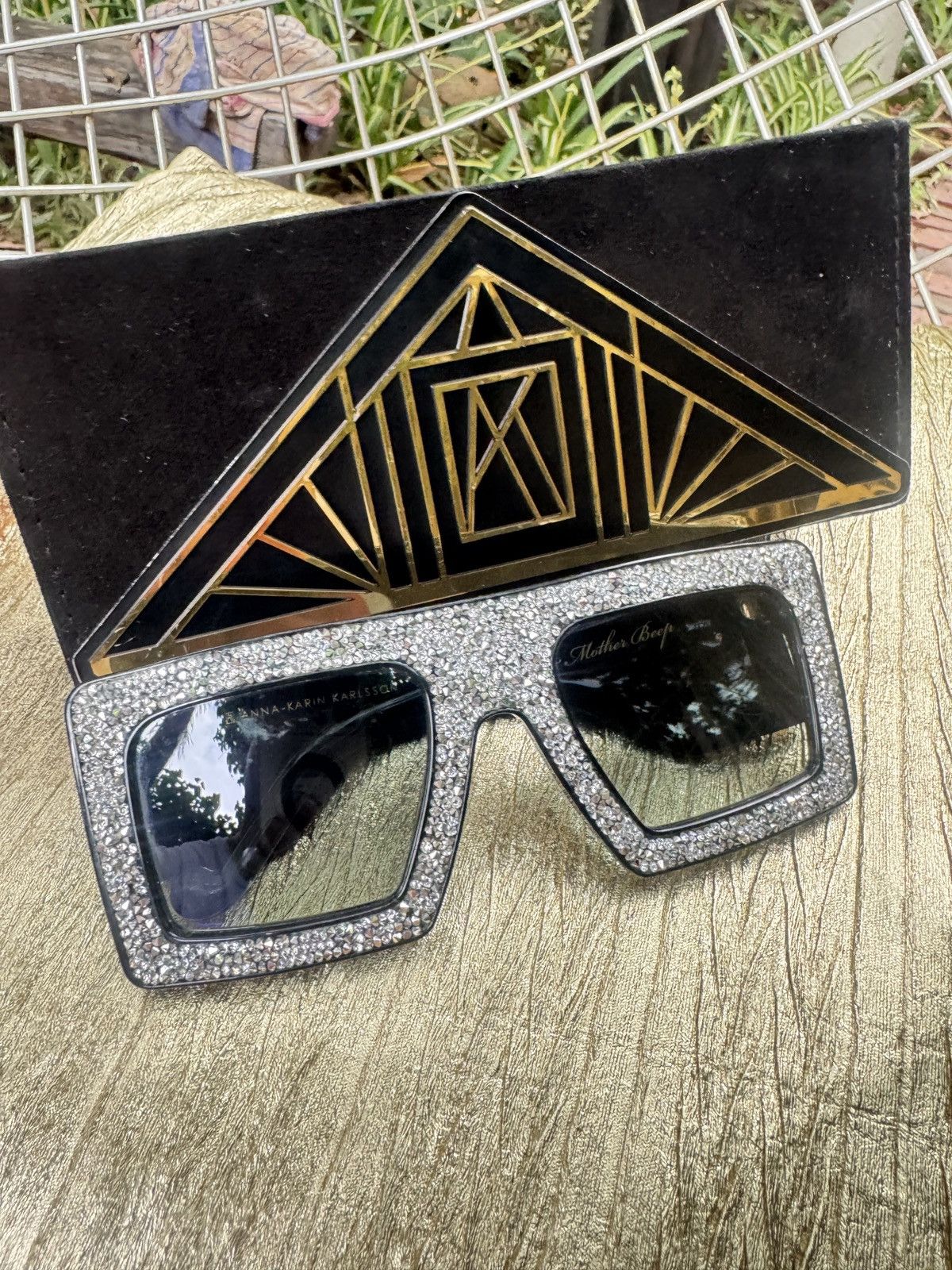 Other Anna-Karin Karlsson - Mother Beep Swarovski Sunglasses Size ONE SIZE - 4 Thumbnail