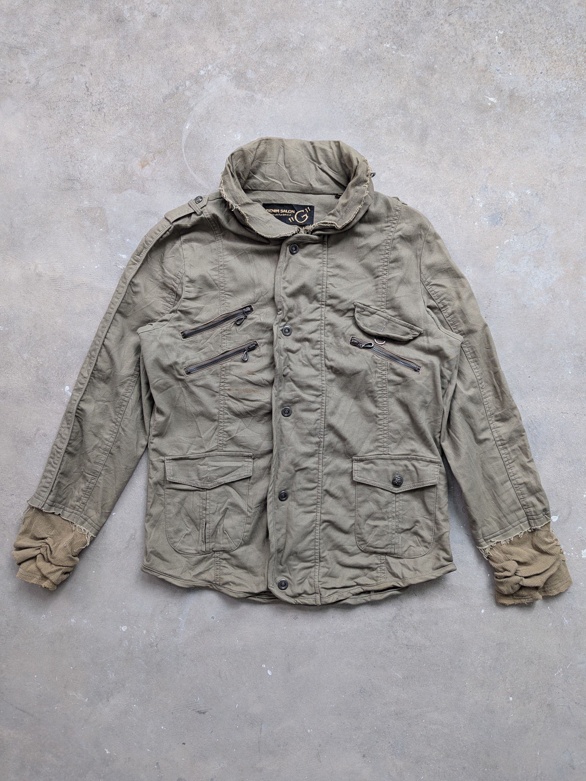 Japanese Brand × Le Grande Bleu (L.G.B.) × Vintage Vintage Distressed Bondage Jacket LGB Style Size M / US 6-8 / IT 42-44 - 1 Thumbnail