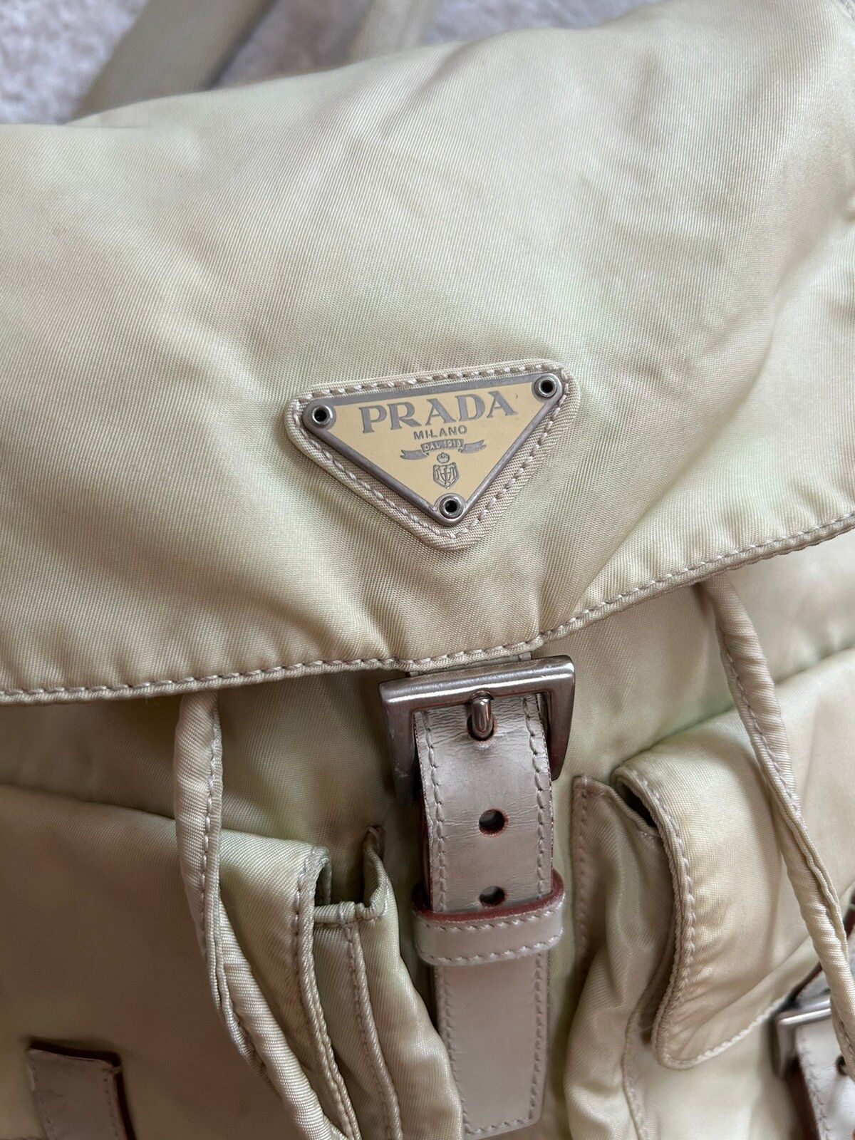 Vintage Late 90s Prada Large Nylon Backpack / Rucksack Size ONE SIZE - 3 Thumbnail